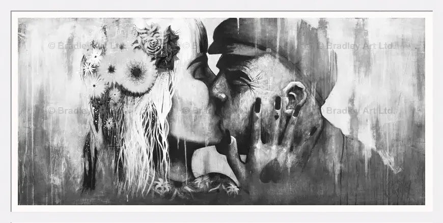 "The Kiss" (B&W)