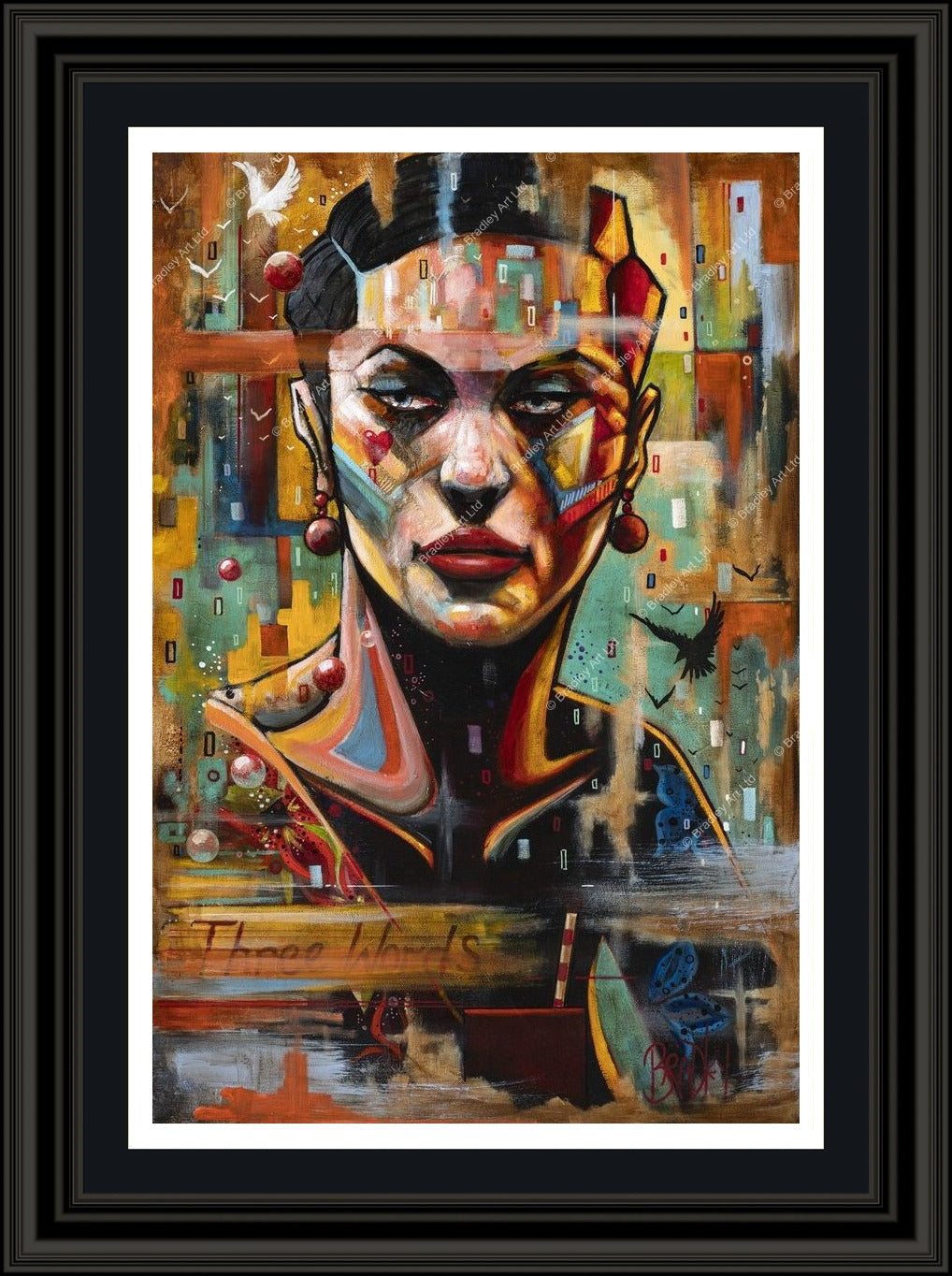 "Three Words" HE Canvas