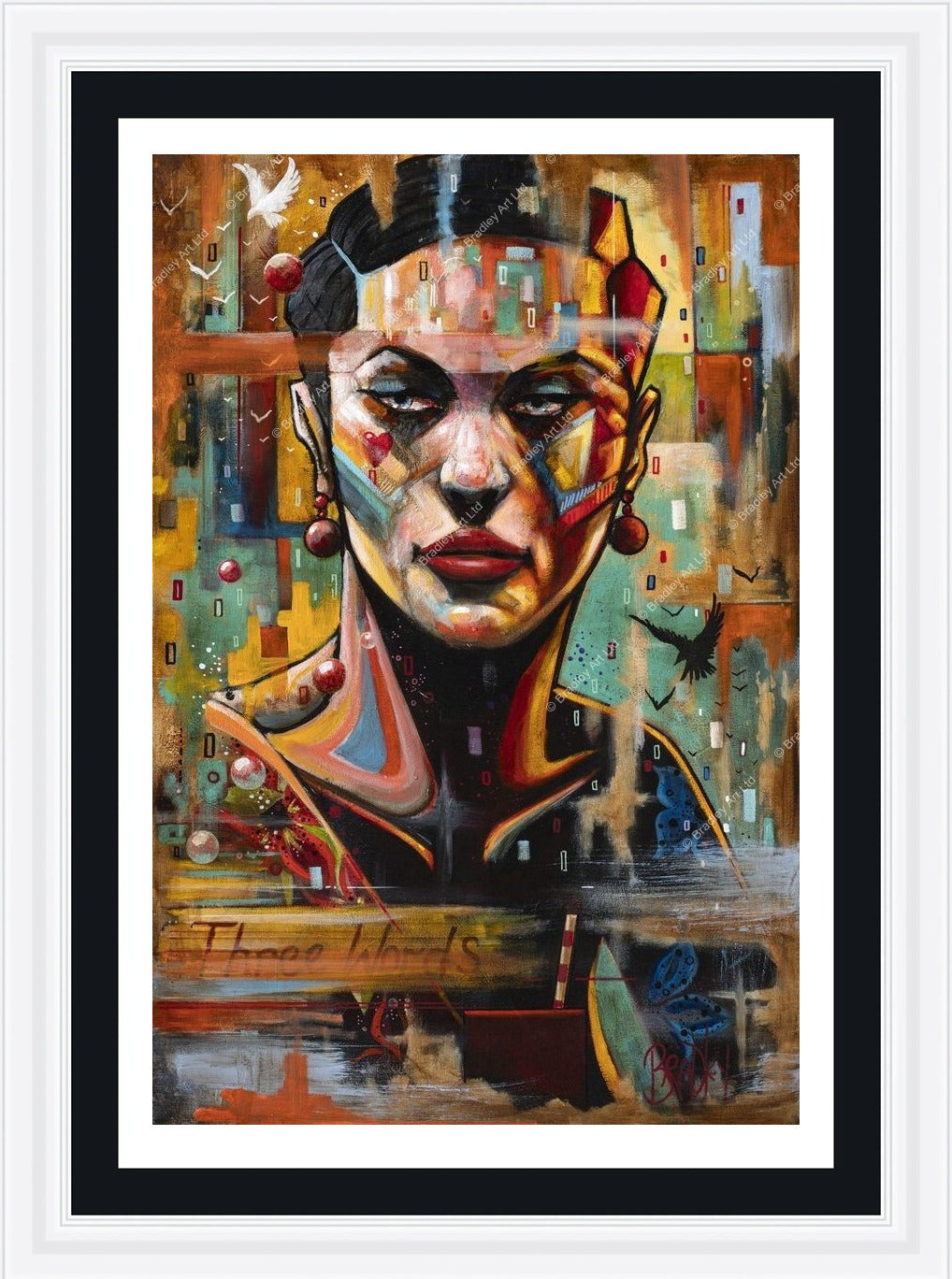 "Three Words" HE Canvas