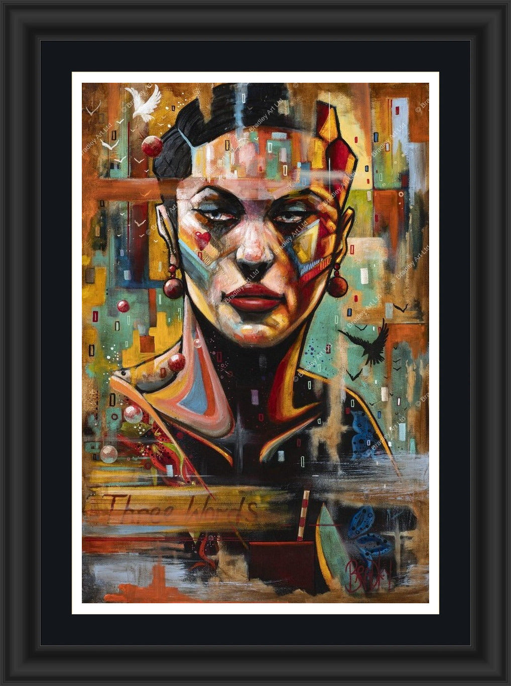 "Three Words" HE Canvas