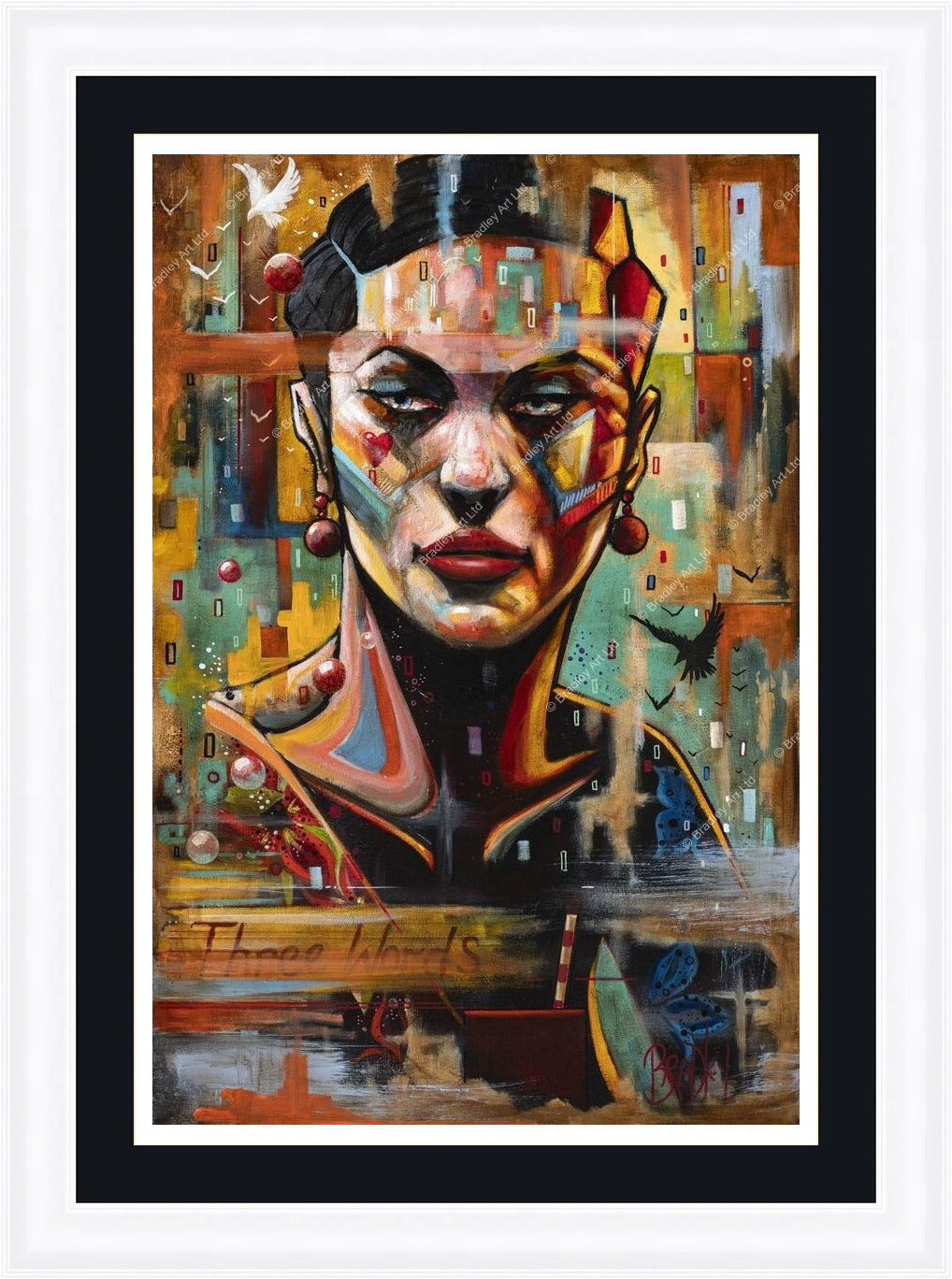 "Three Words" HE Canvas