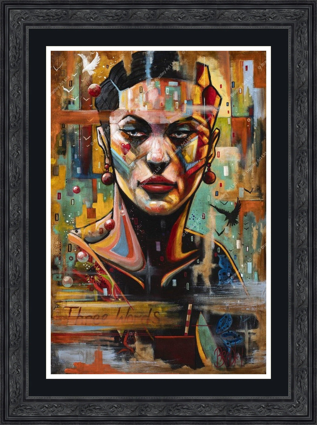 "Three Words" HE Canvas