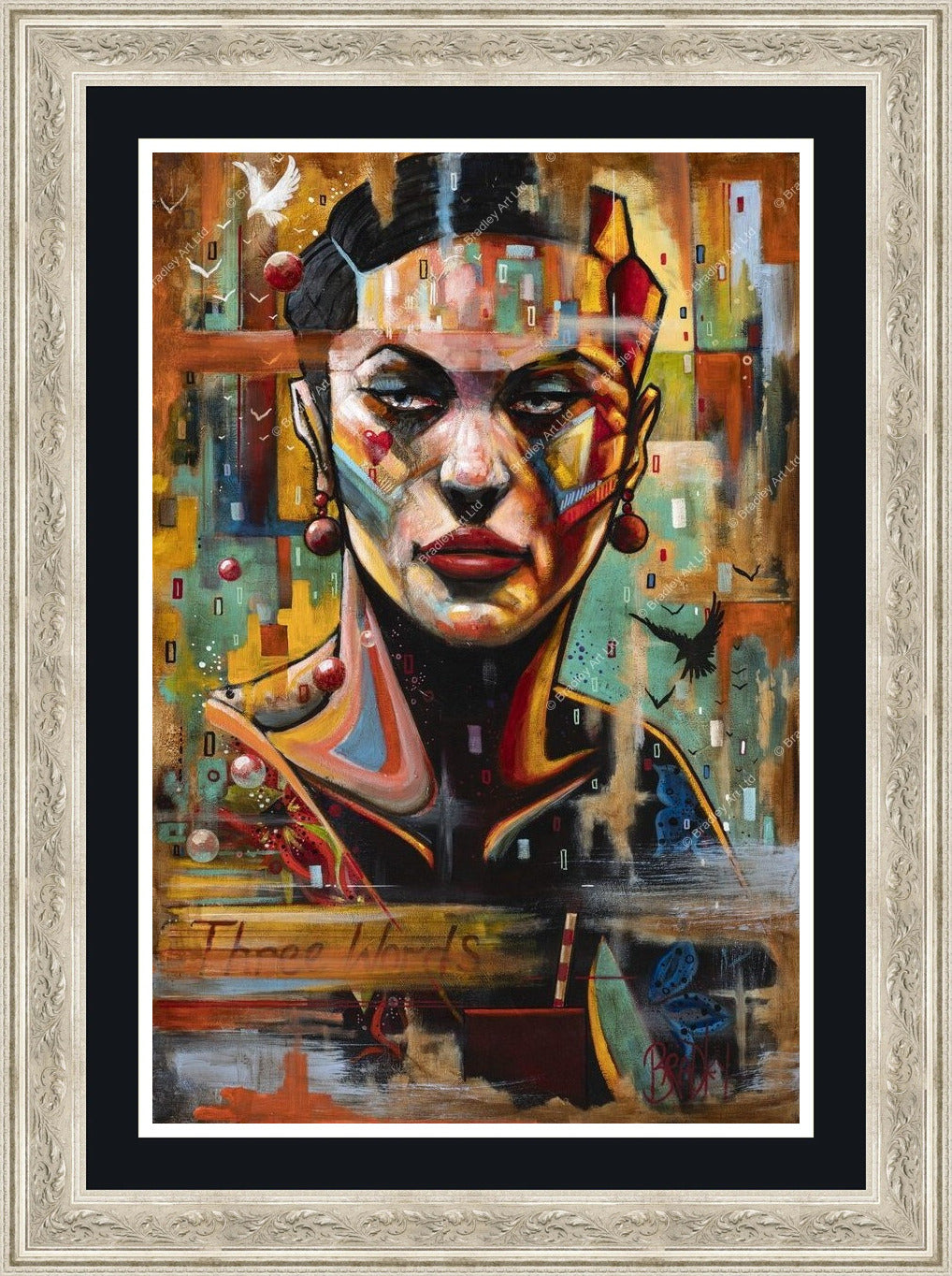 "Three Words" HE Canvas