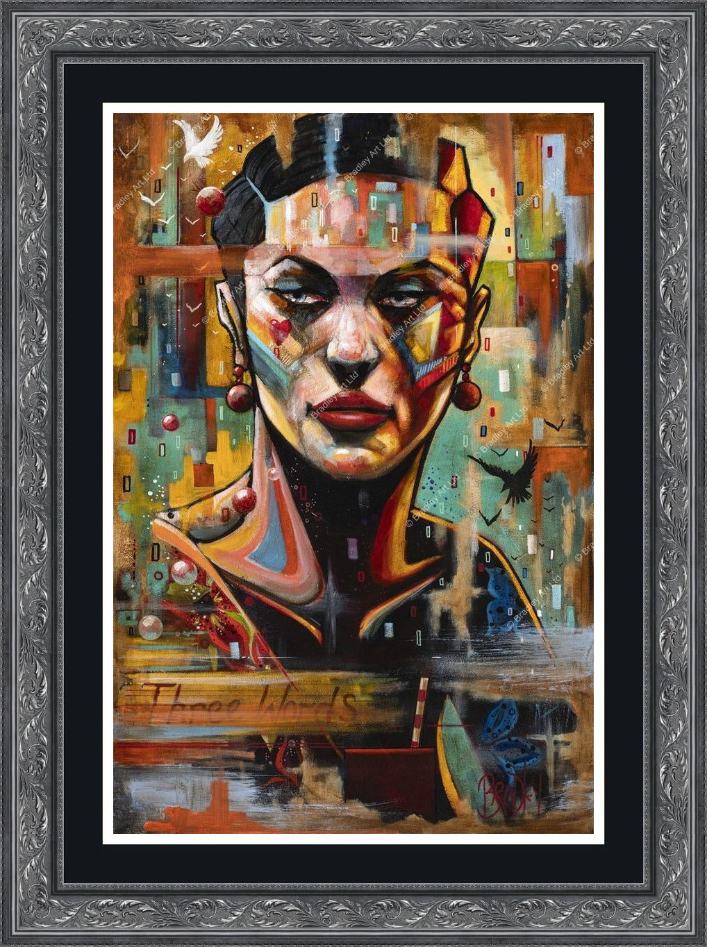 "Three Words" HE Canvas