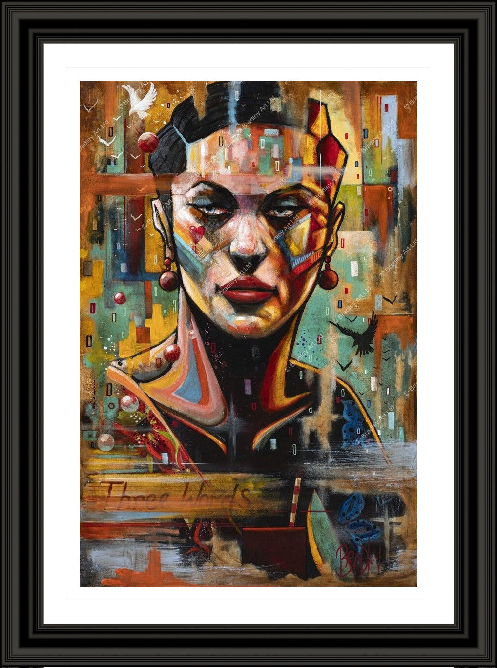 "Three Words" HE Canvas