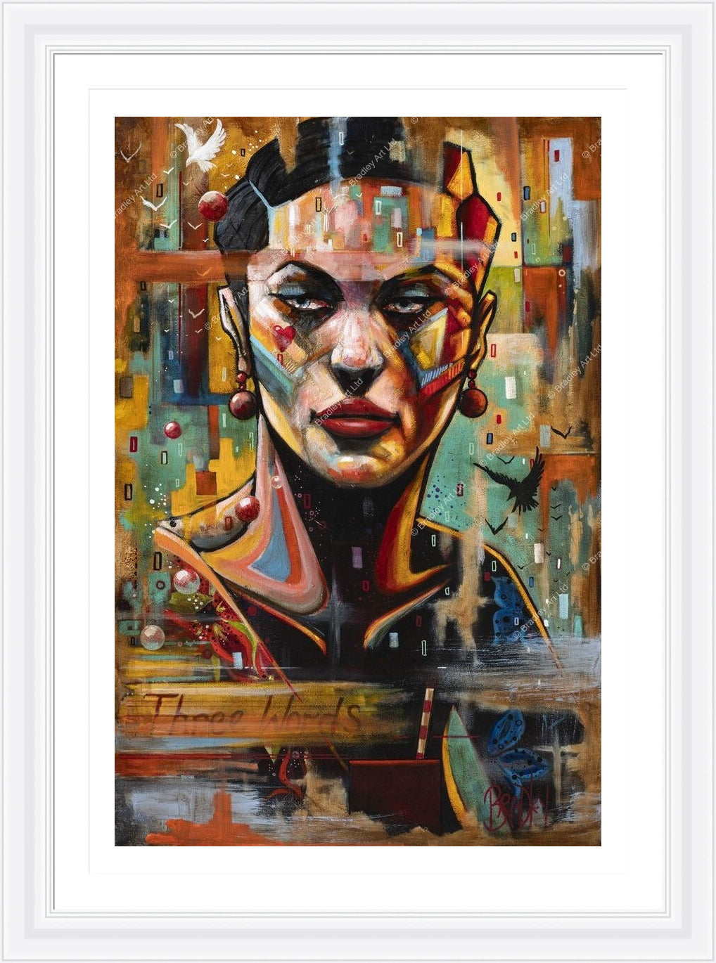 "Three Words" HE Canvas