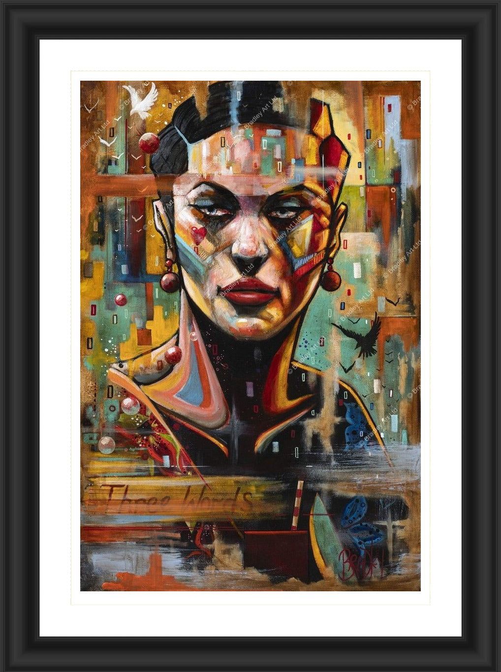 "Three Words" HE Canvas