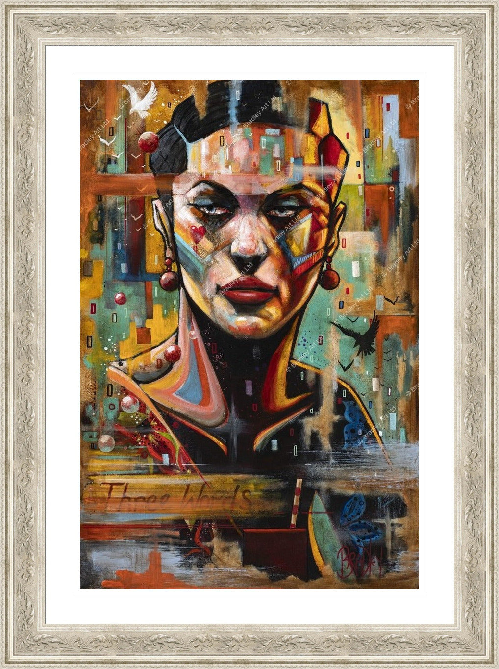 "Three Words" HE Canvas