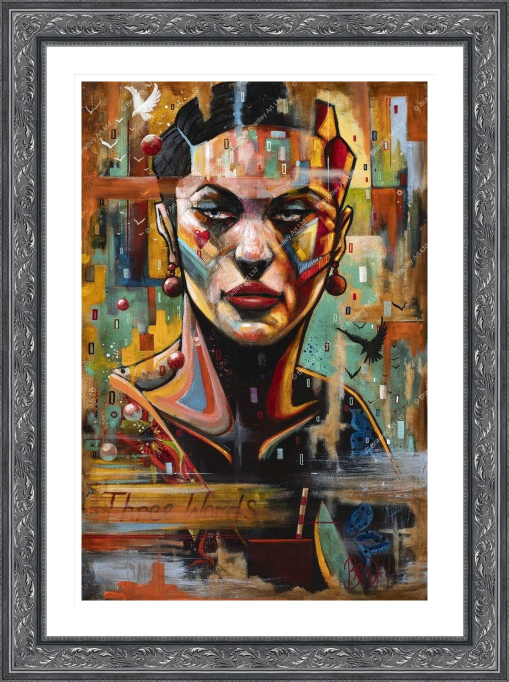 "Three Words" HE Canvas