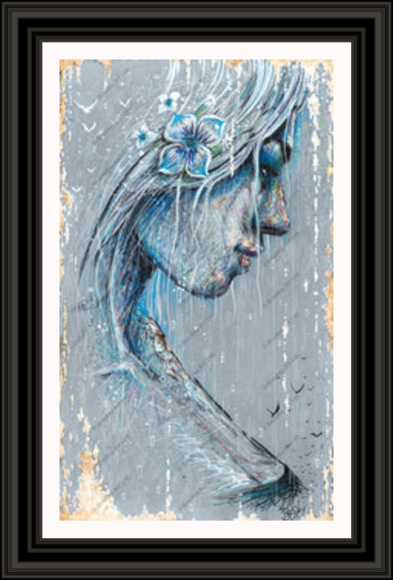 "Sorrow" (Grey) HE Canvas