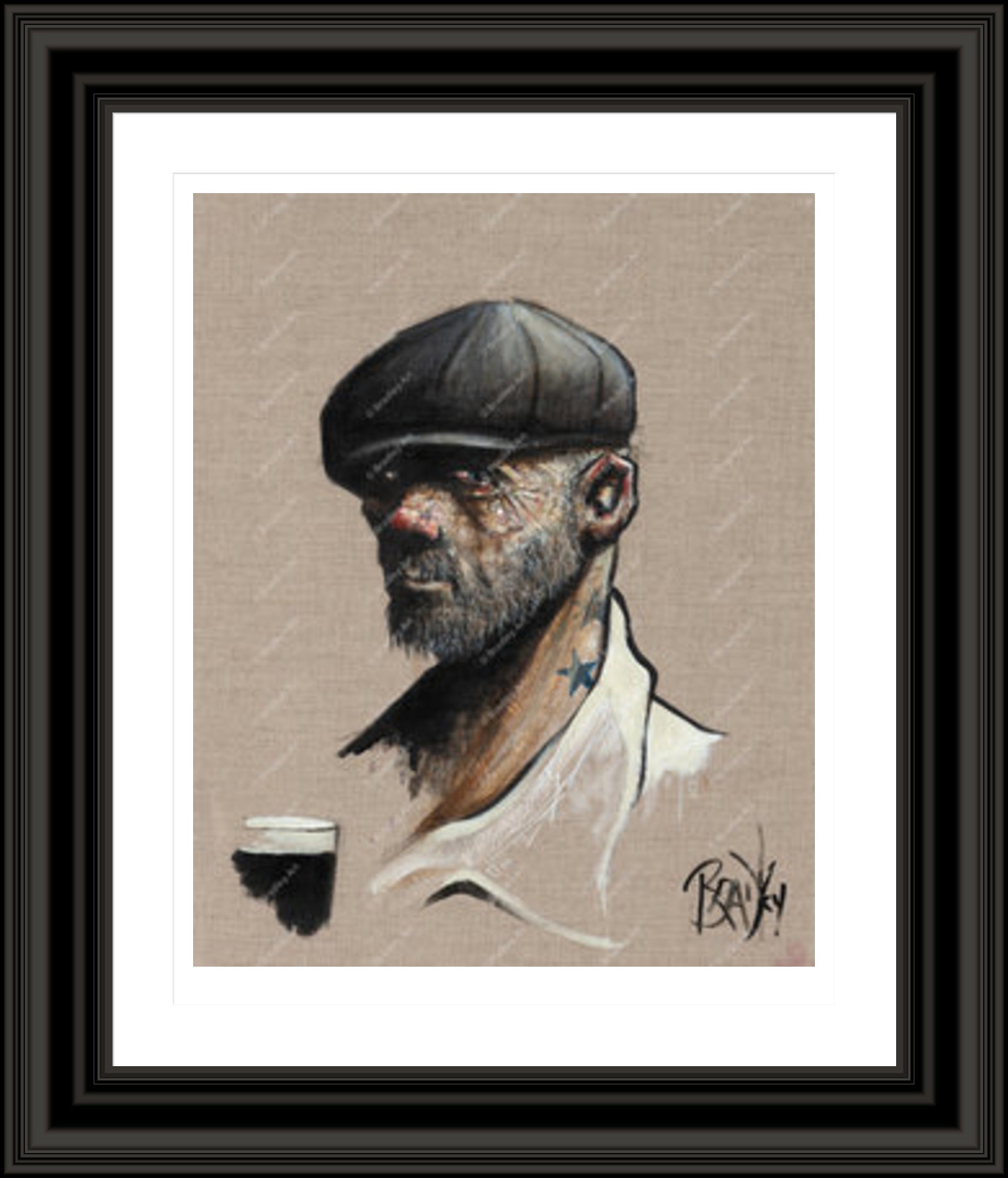 "Study III" (Docker) Print