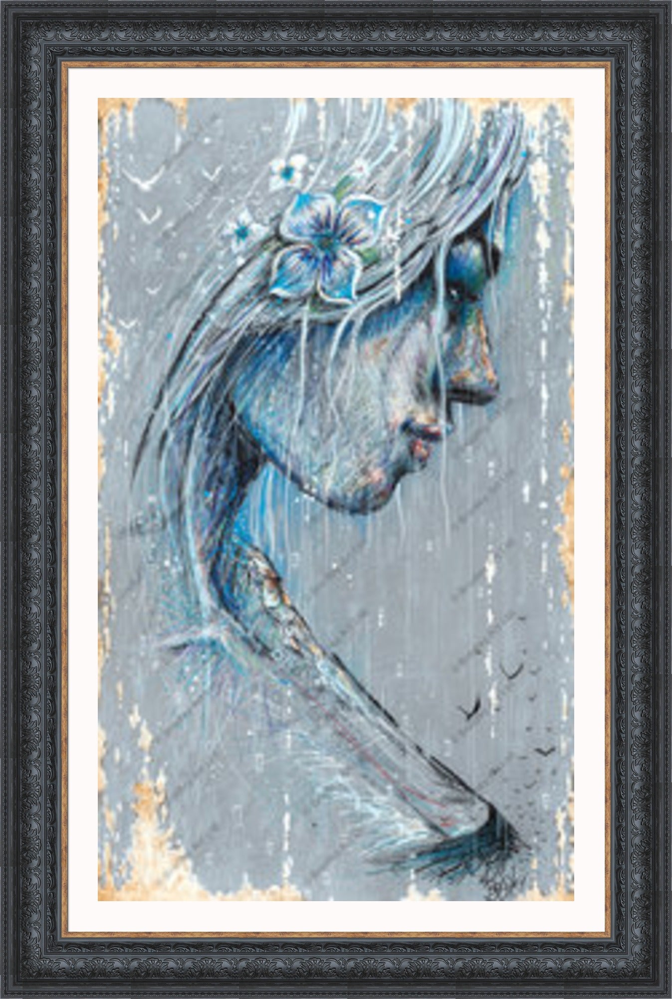 "Sorrow" (Grey) HE Canvas