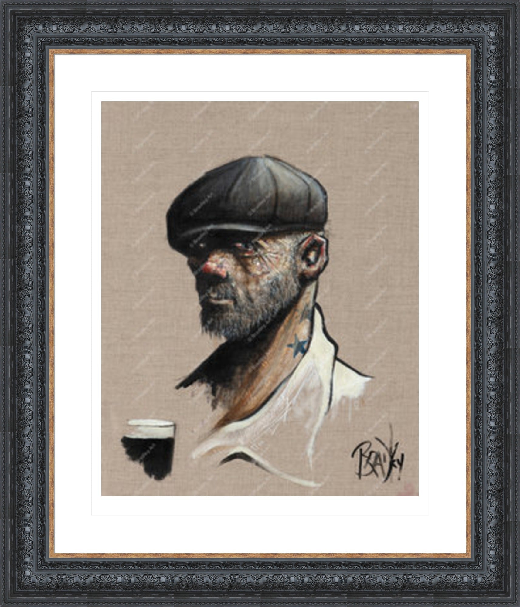 "Study III" (Docker) Print