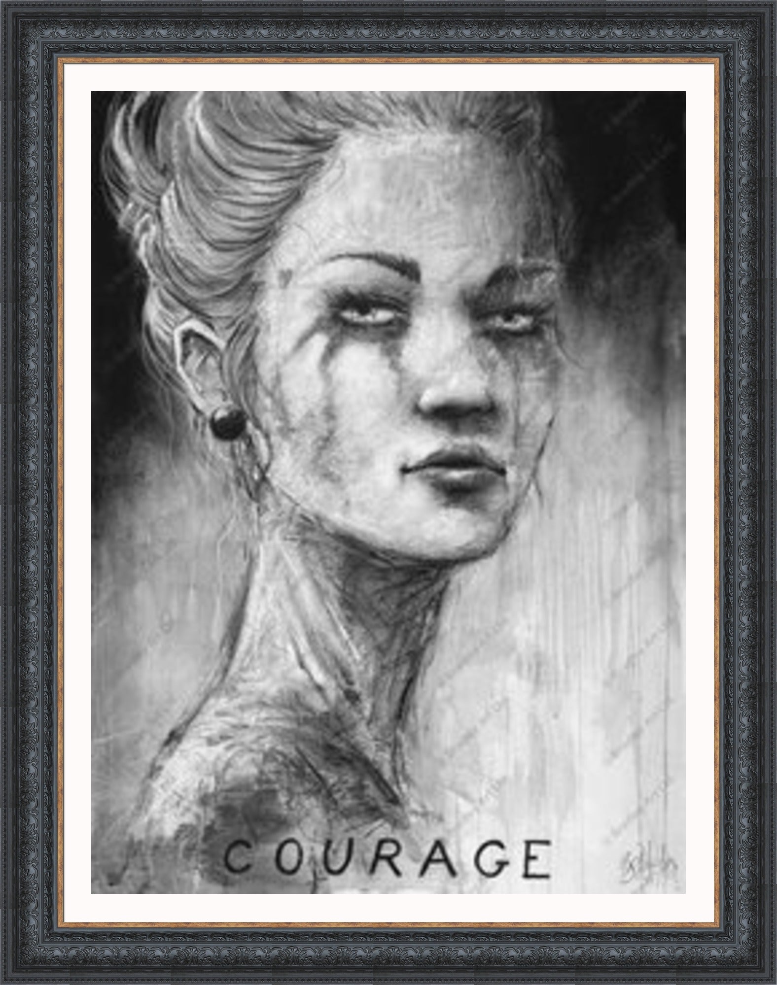 "Courage" HE Canvas