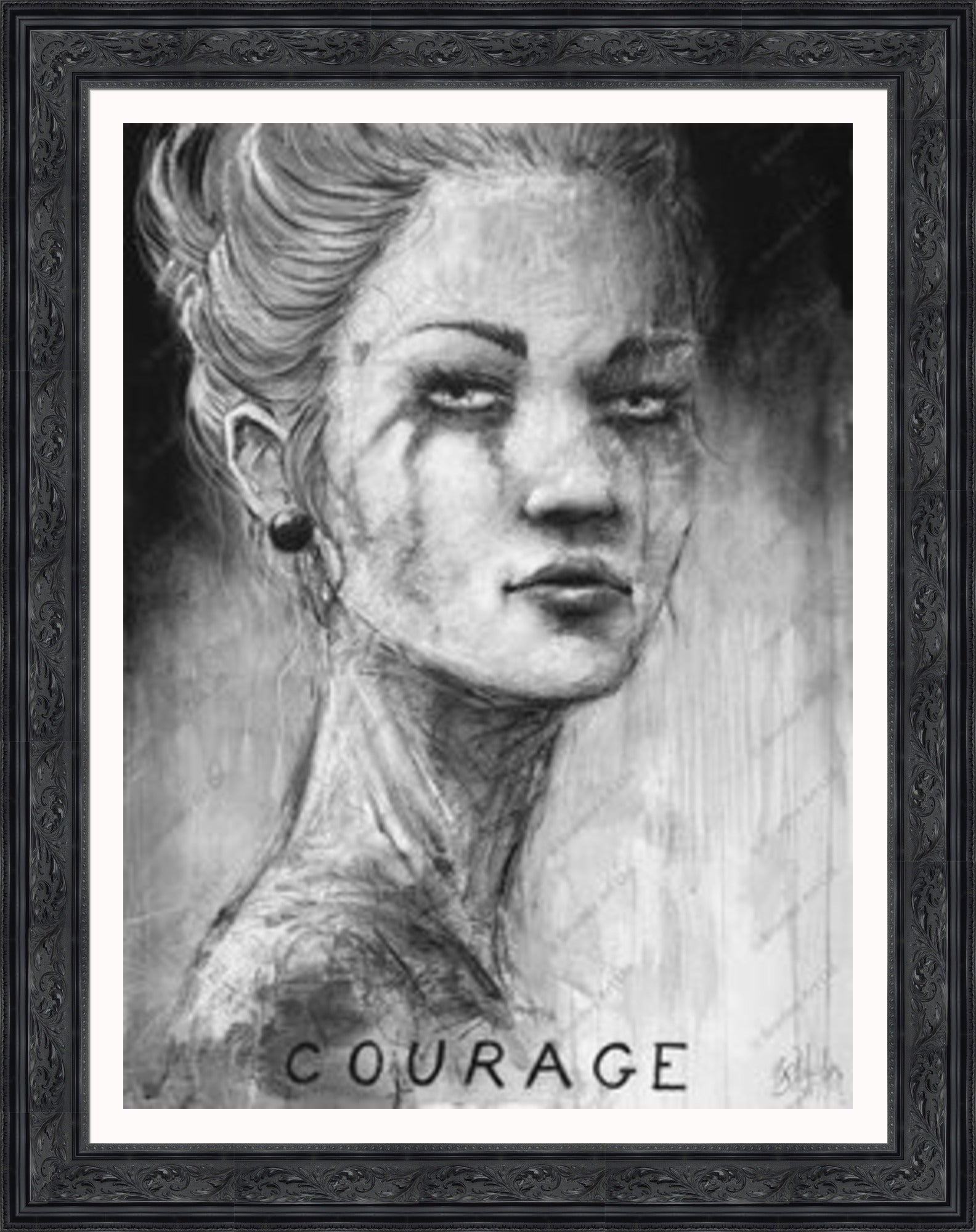 "Courage" HE Canvas