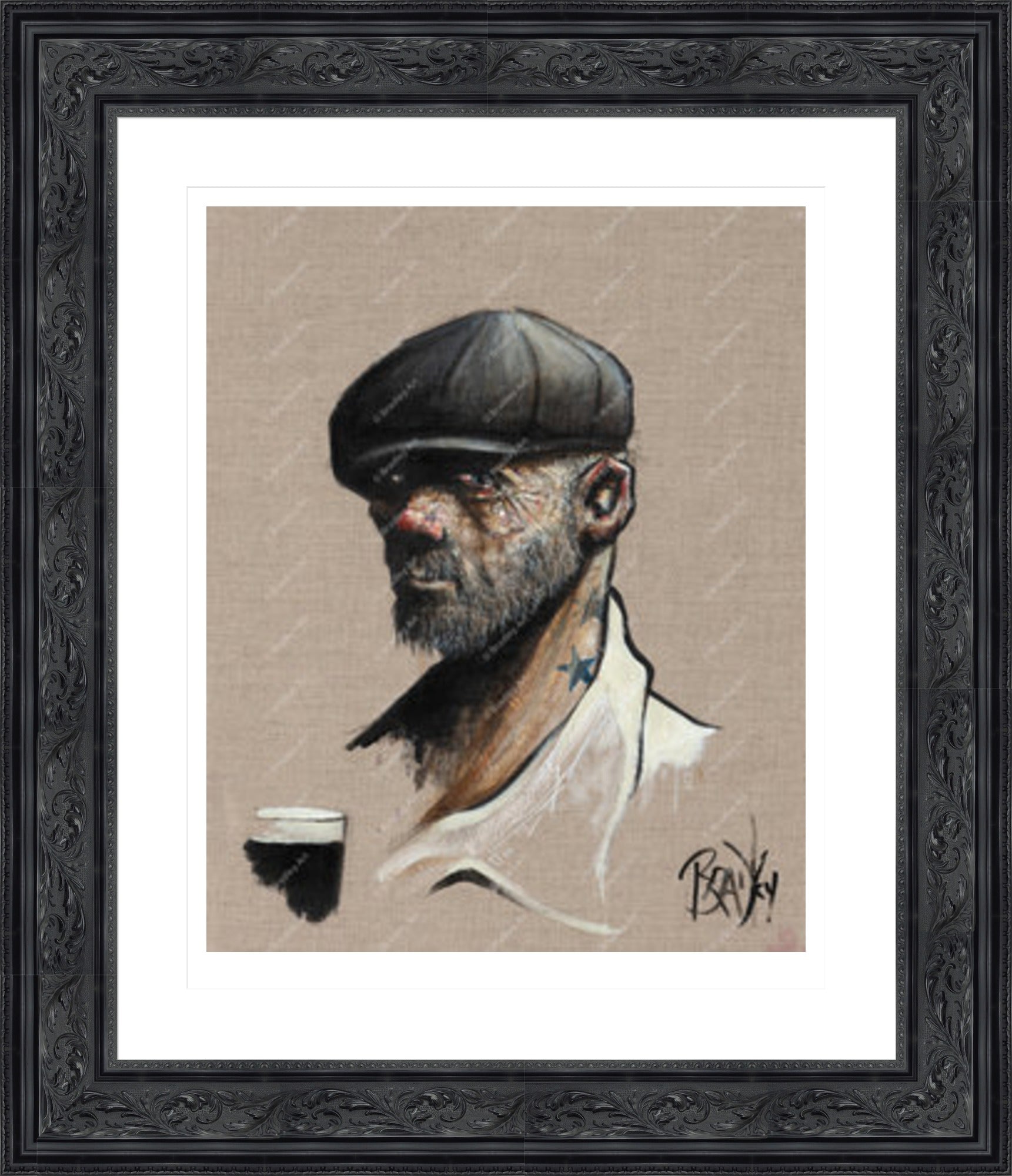 "Study III" (Docker) Print