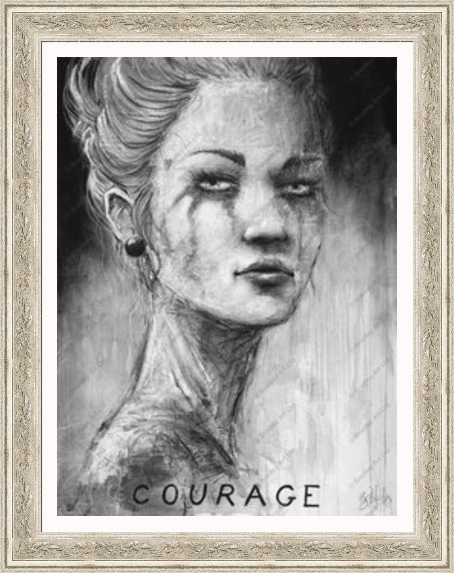 "Courage" HE Canvas