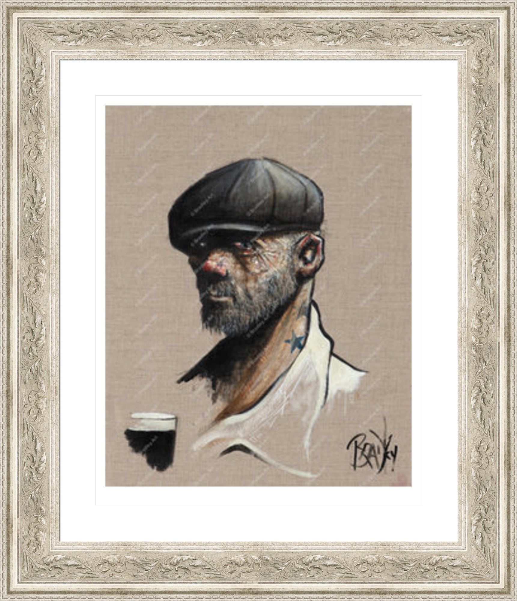 "Study III" (Docker) Print