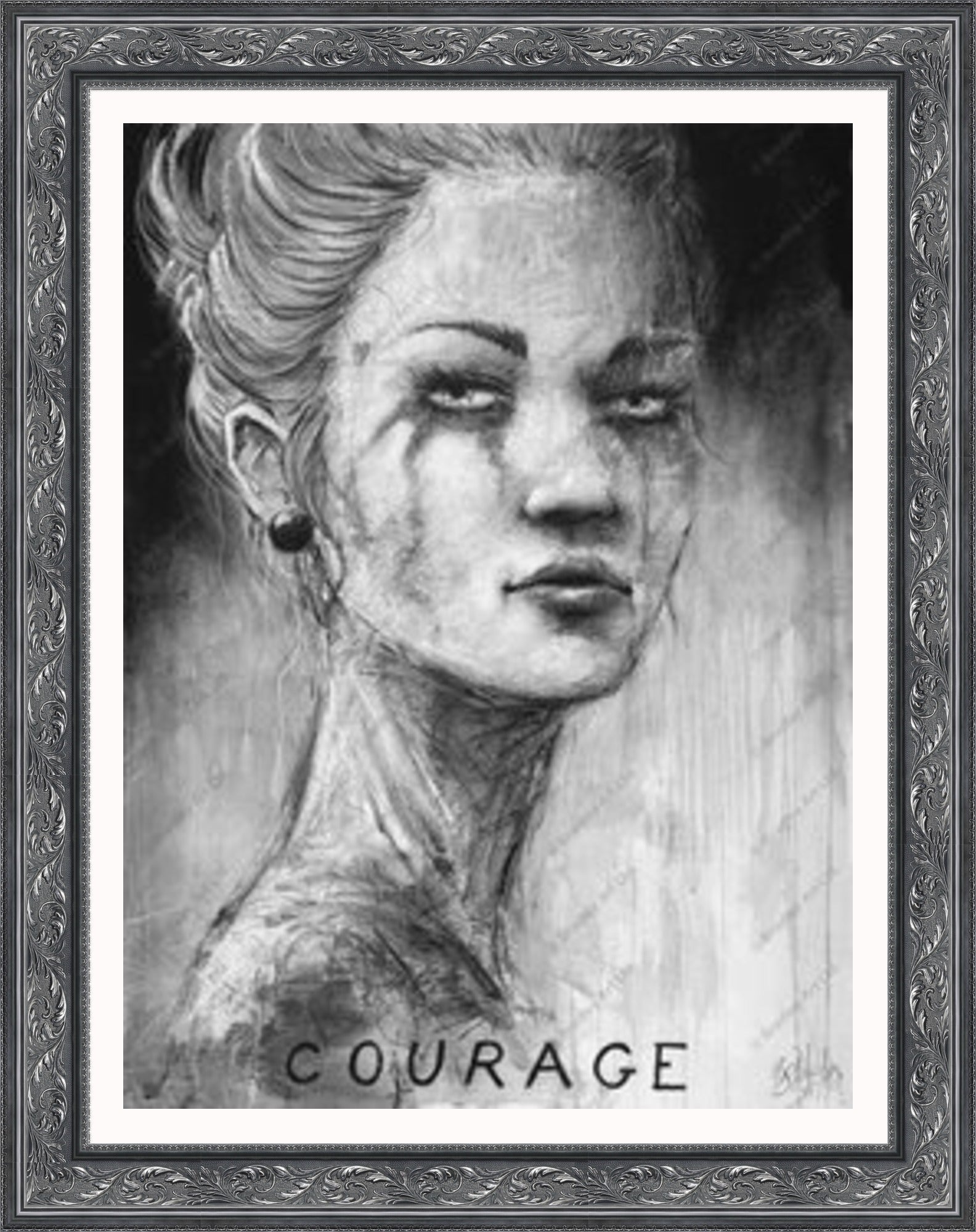 "Courage" HE Canvas