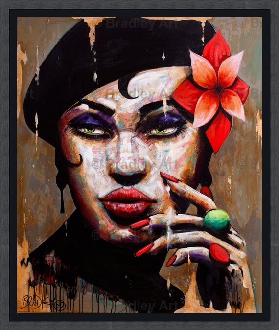 "La Femme en Noir" (Old)