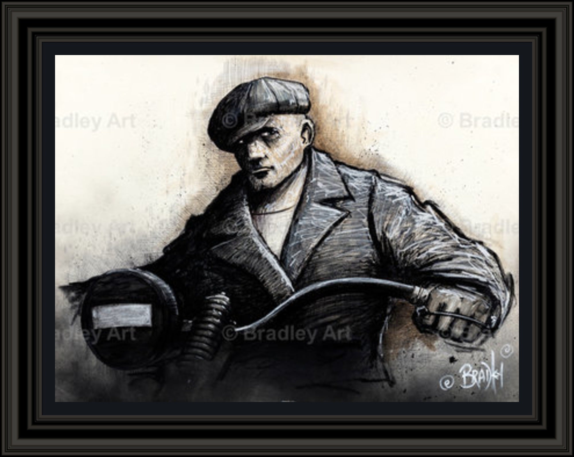 "Biker" Canvas