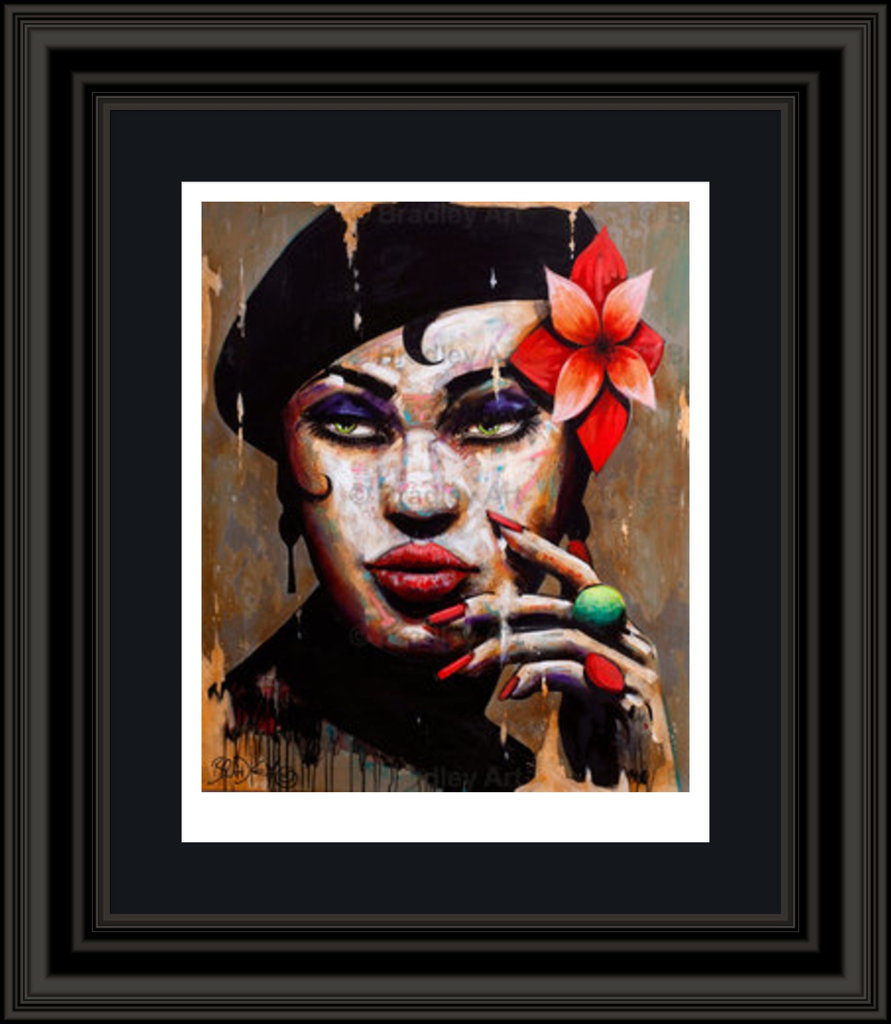 "La Femme en Noir" Print