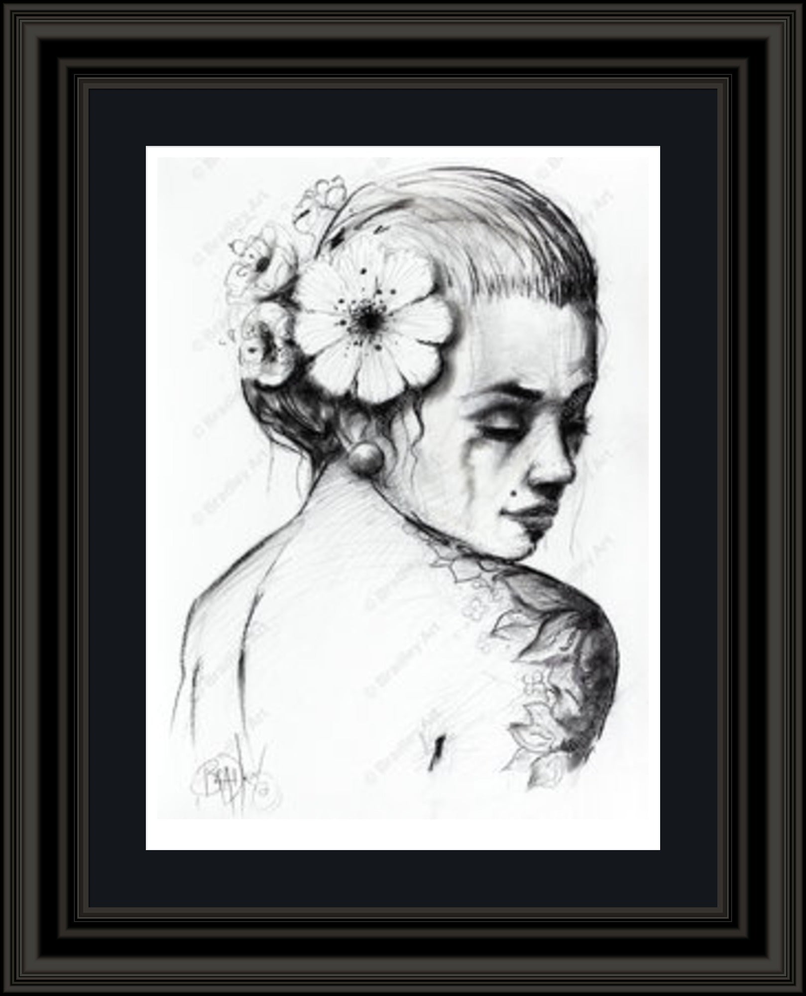 "Study I" (B&W) Print