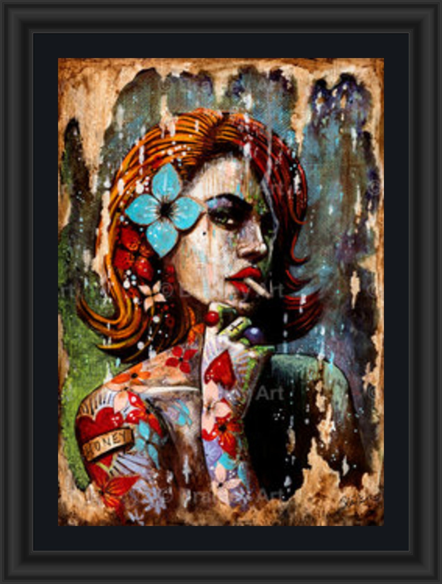 "Honey" HE Canvas