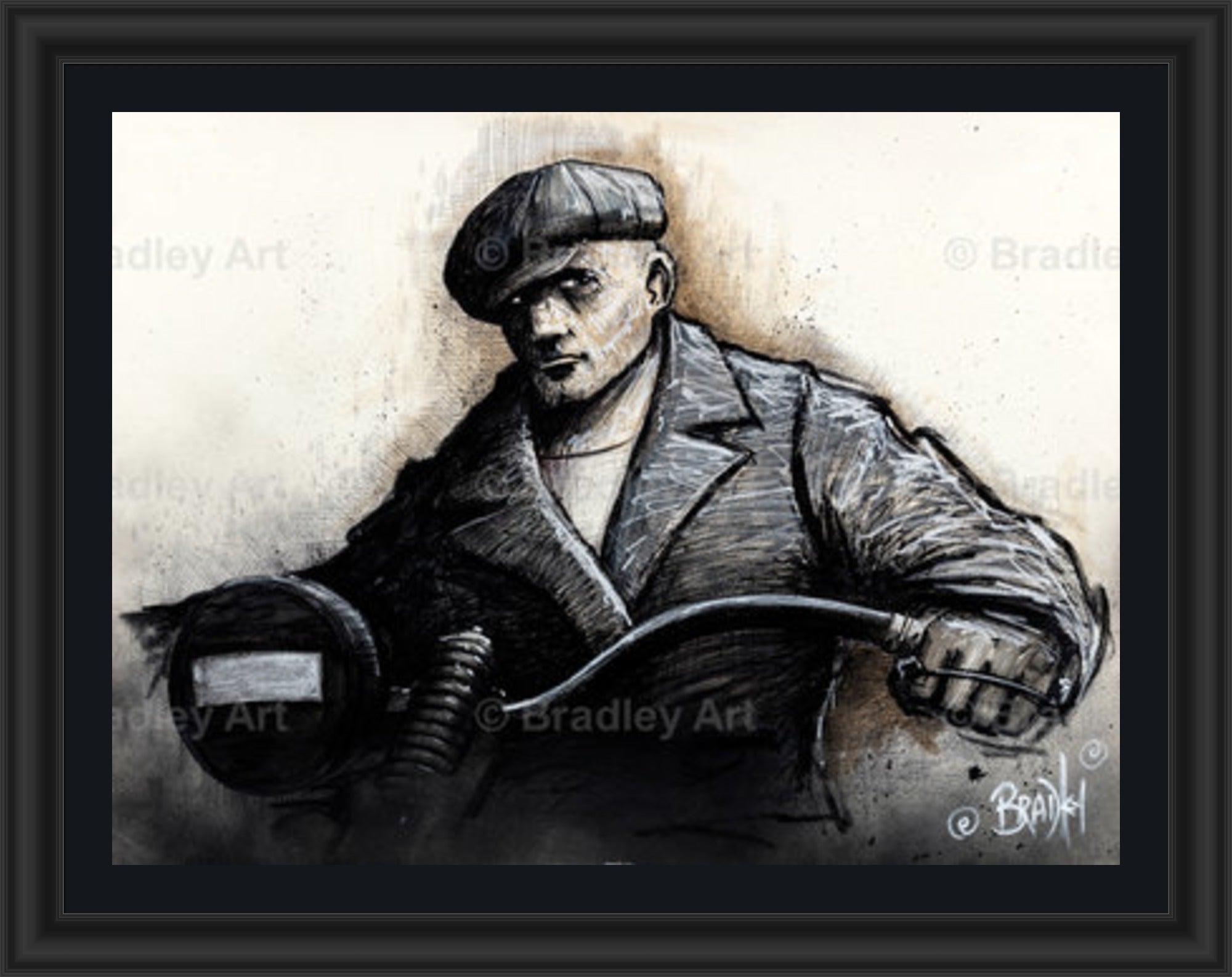 "Biker" Canvas