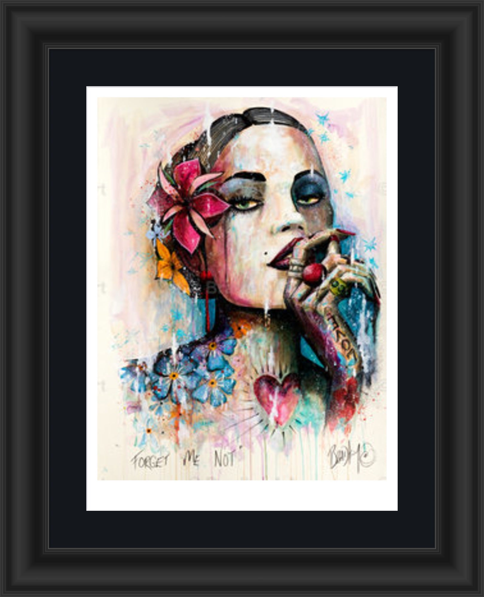 "Forget Me Not" Print