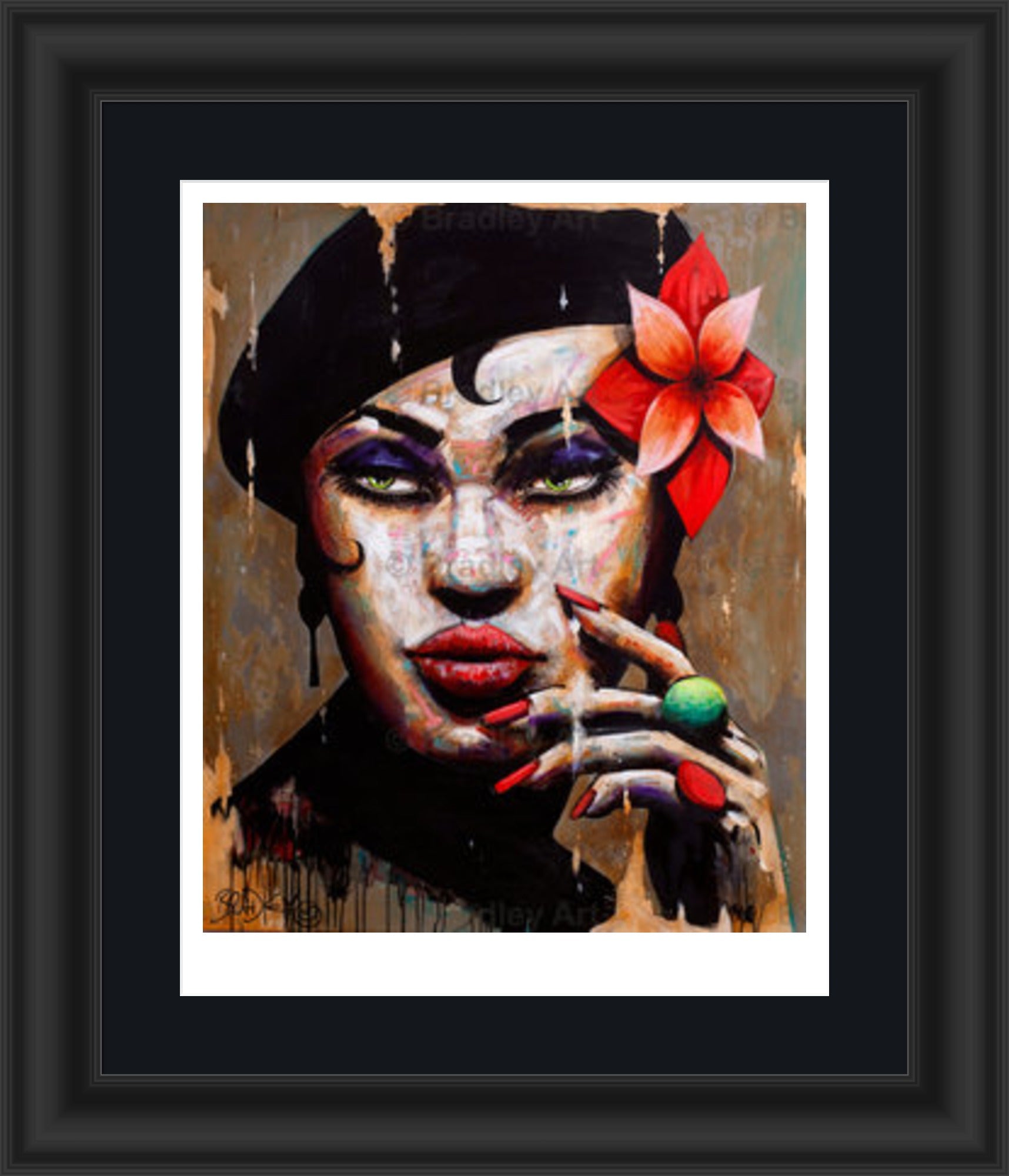 "La Femme en Noir" Print