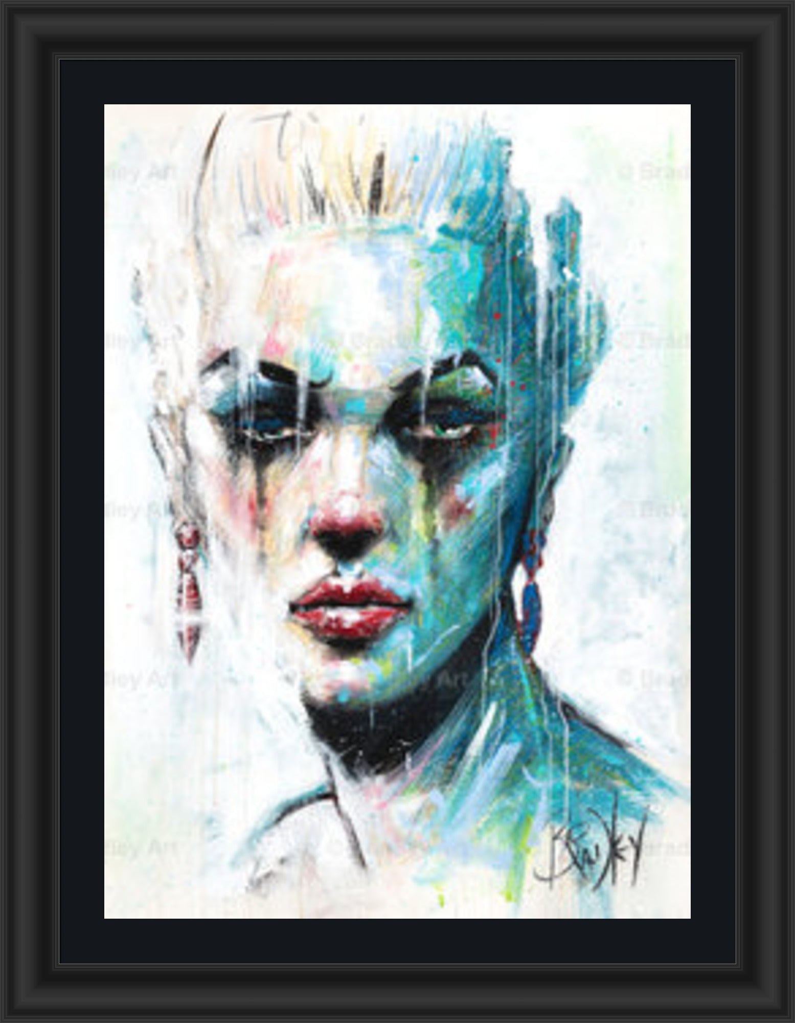 "The Beautiful and Damned" Canvas