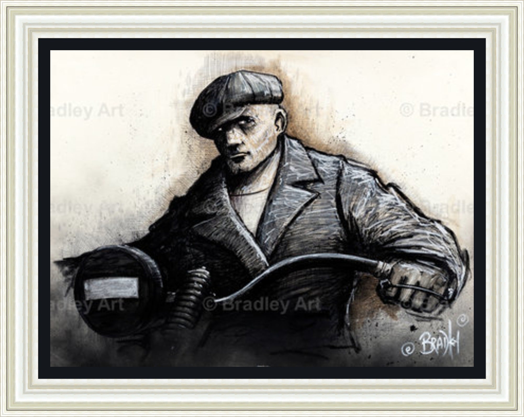 "Biker" Canvas