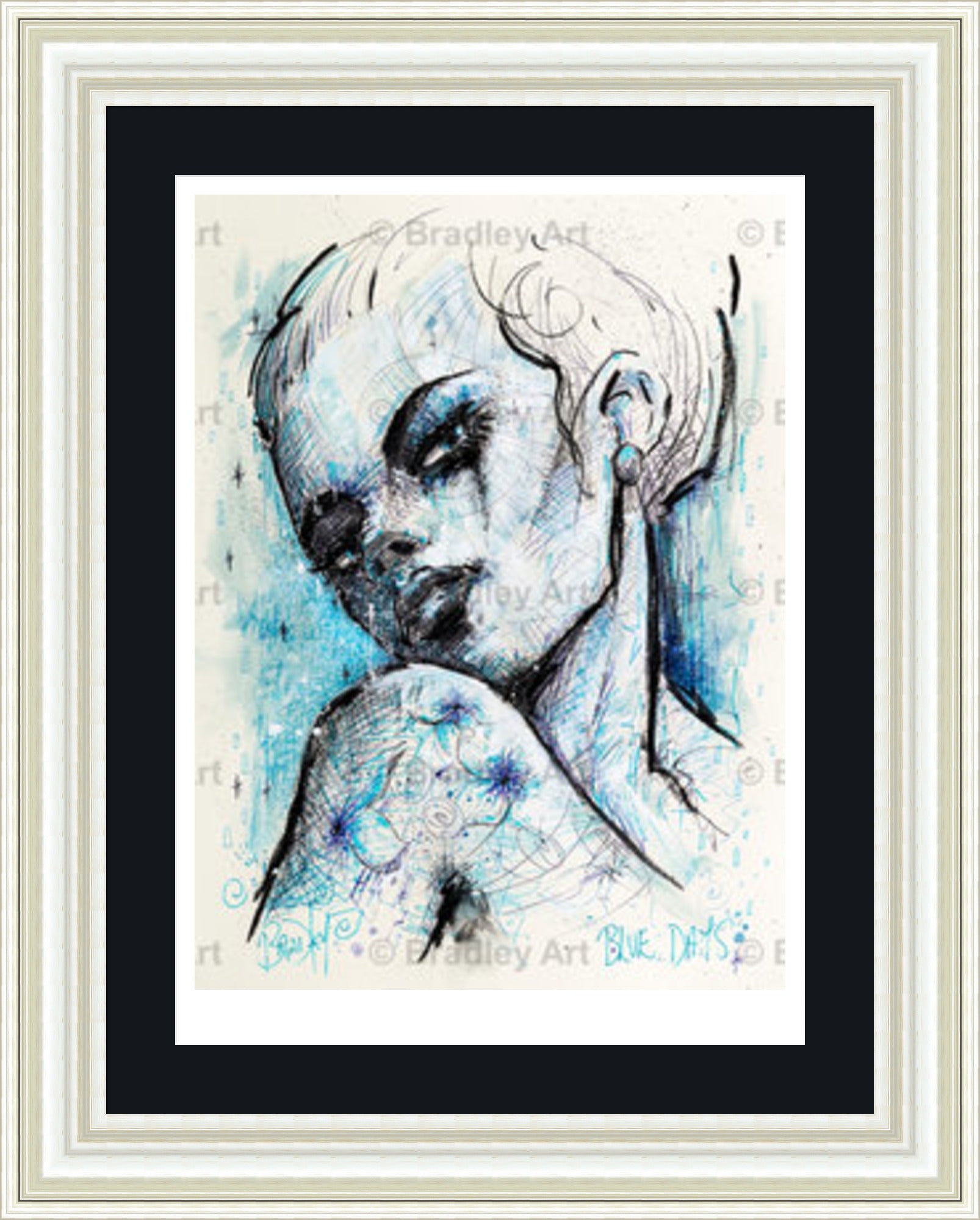 "Blue Days" Print