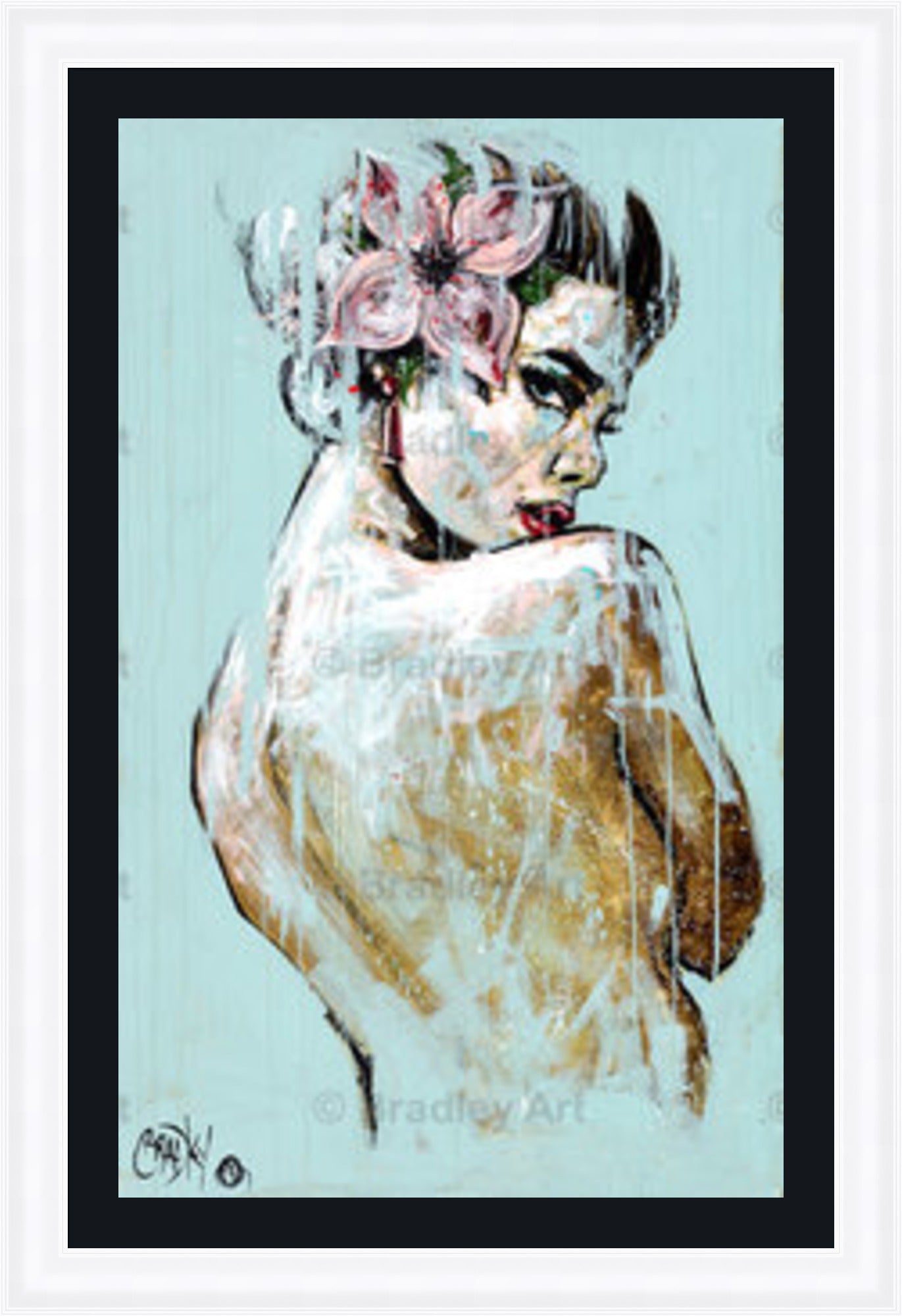 "Don't Look Back" HE Canvas