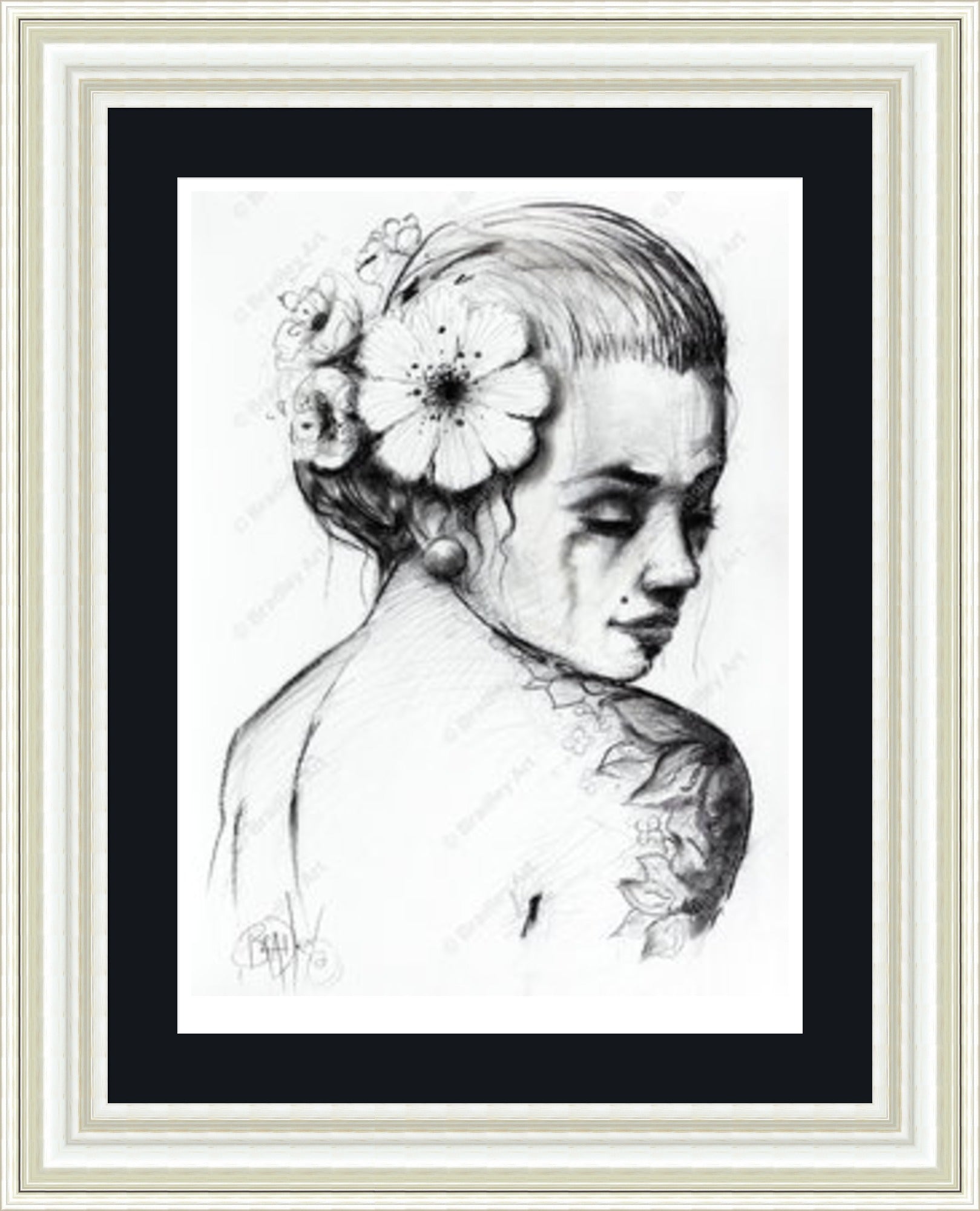 "Study I" (B&W) Print