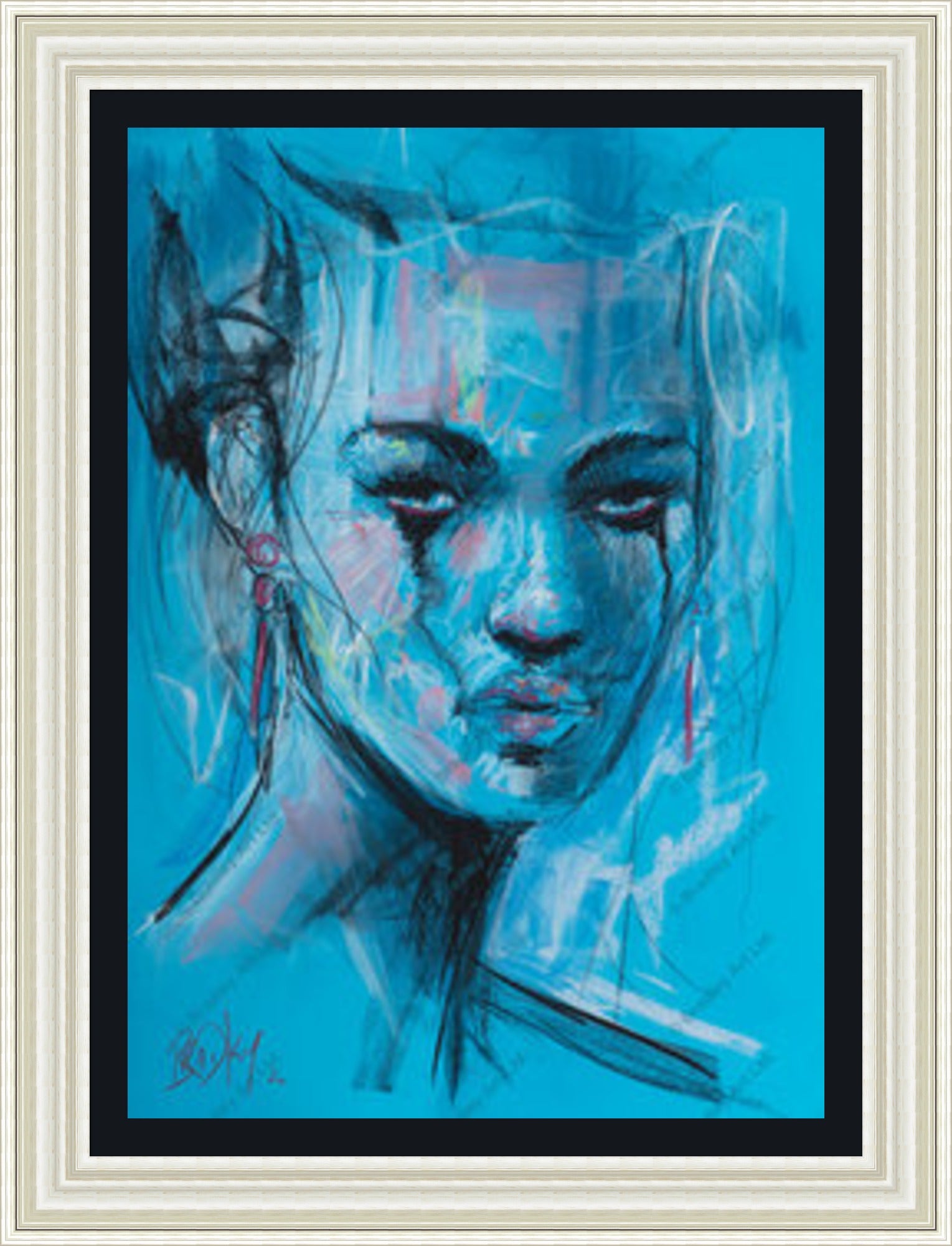 "Study II" (Blue) Canvas