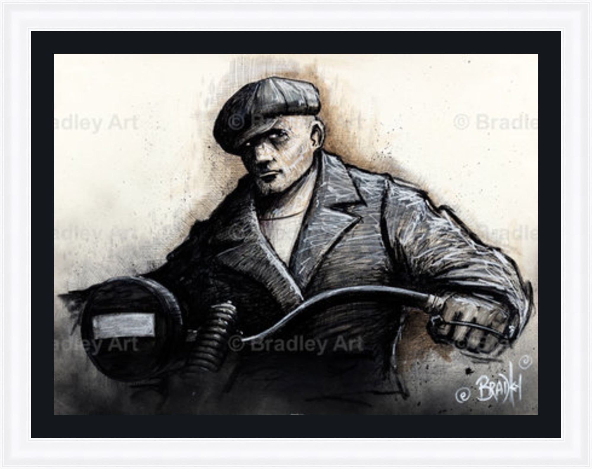 "Biker" Canvas