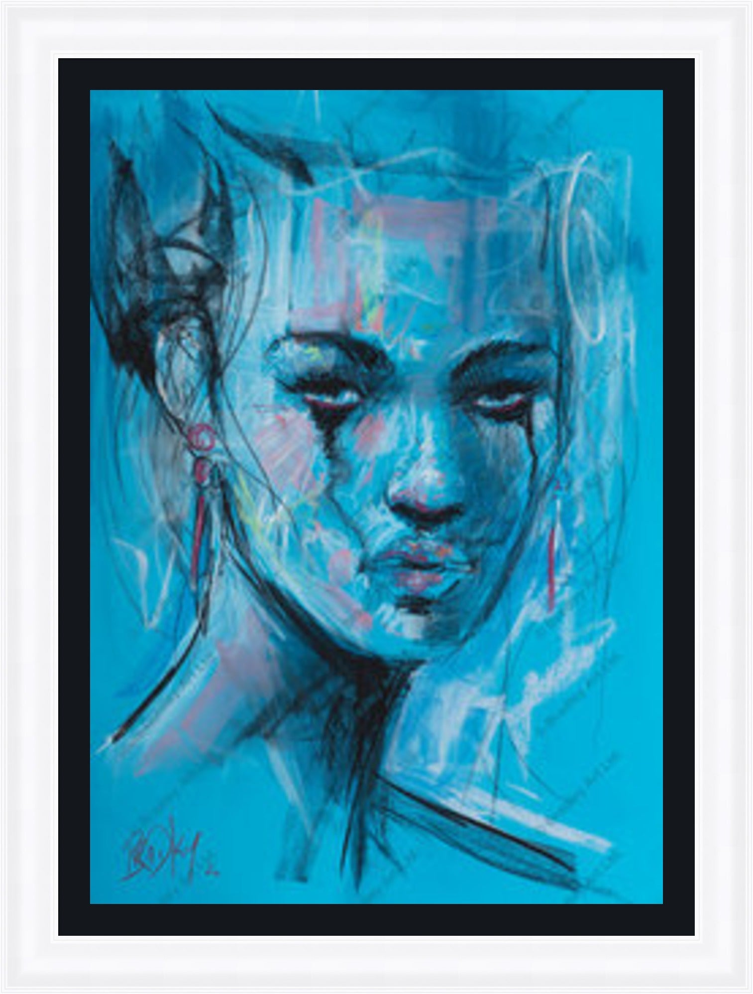 "Study II" (Blue) Canvas