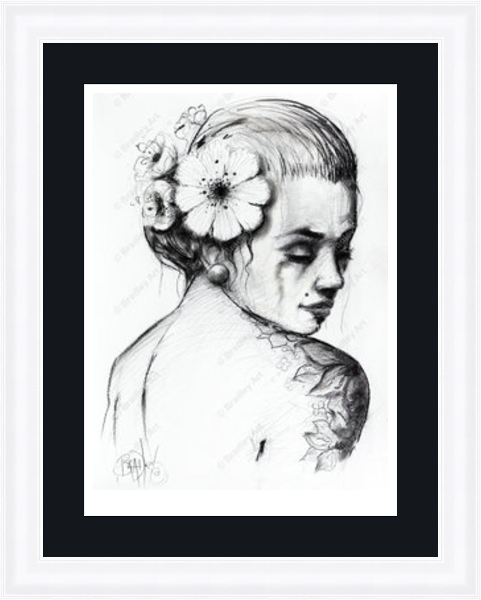 "Study I" (B&W) Print