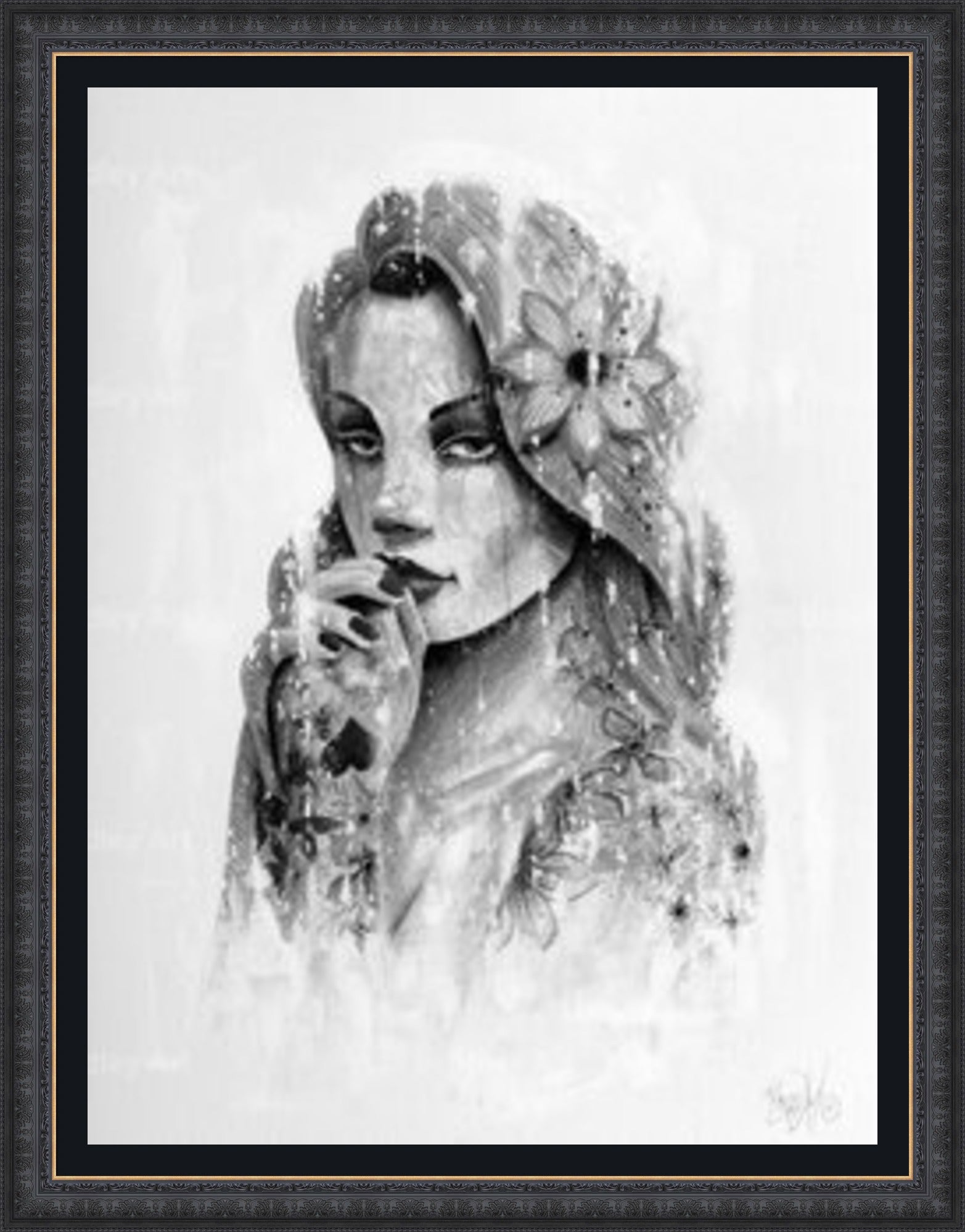 "Serenity" (B&W) Canvas