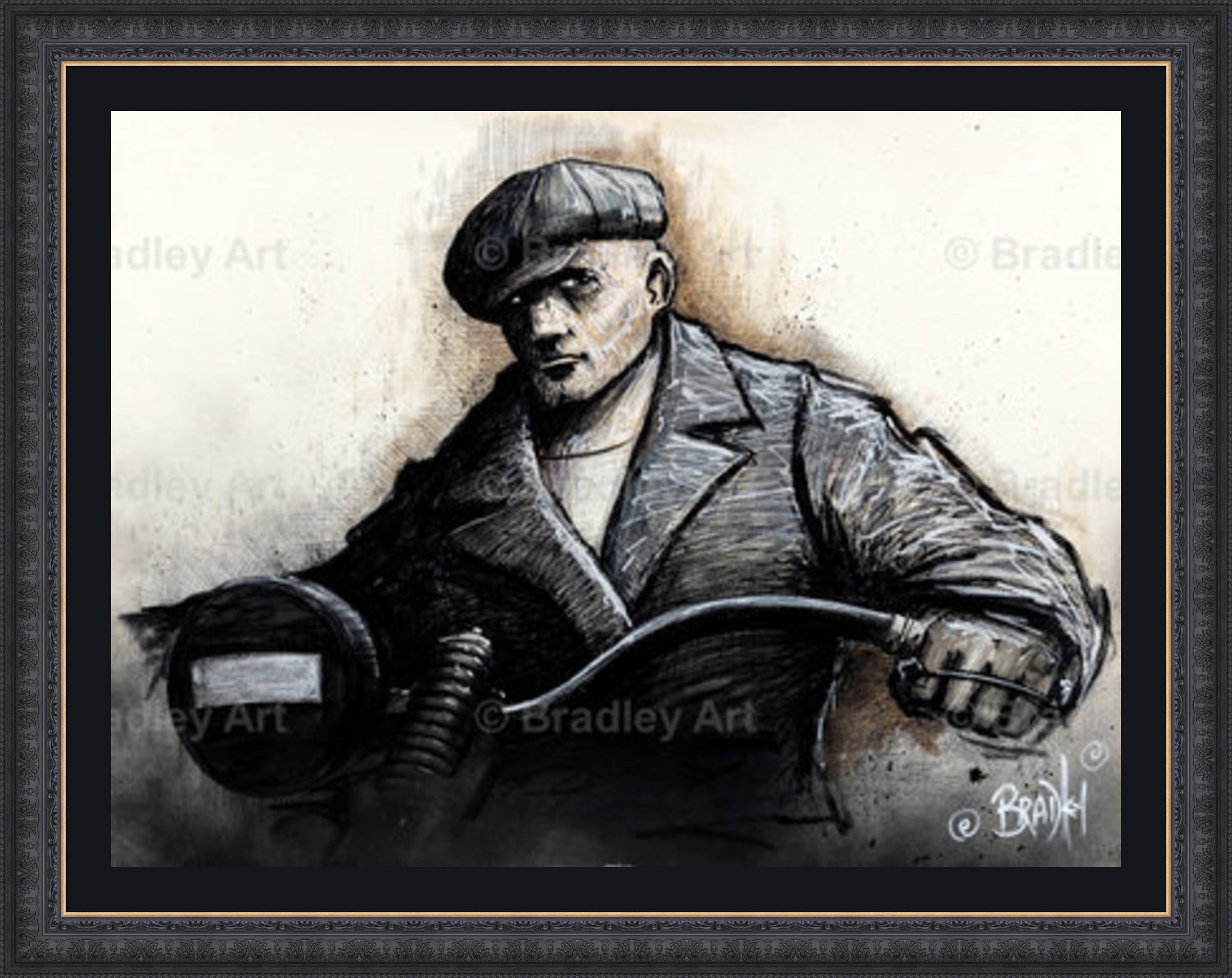 "Biker" Canvas
