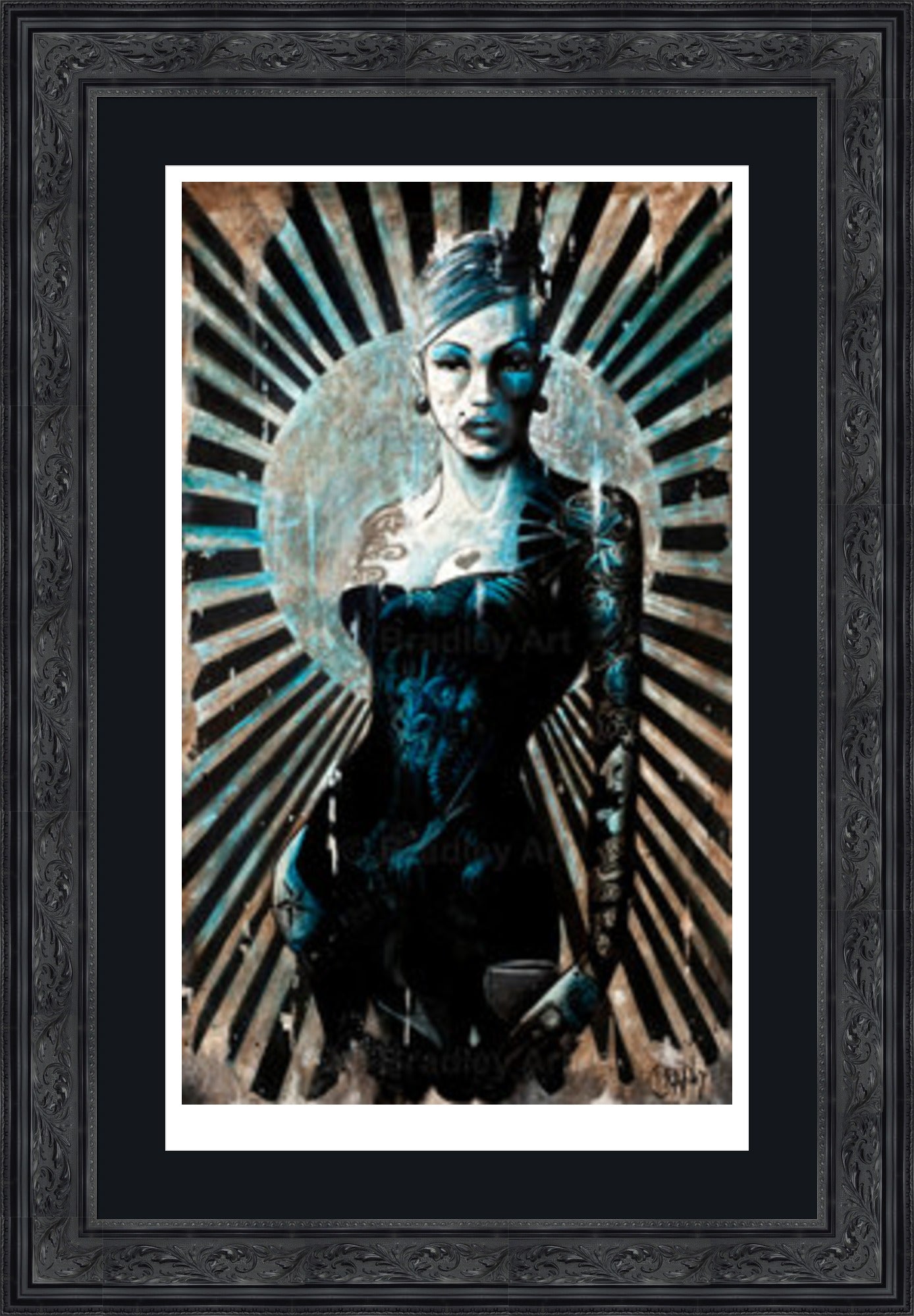 "La Femme Bleue" Print
