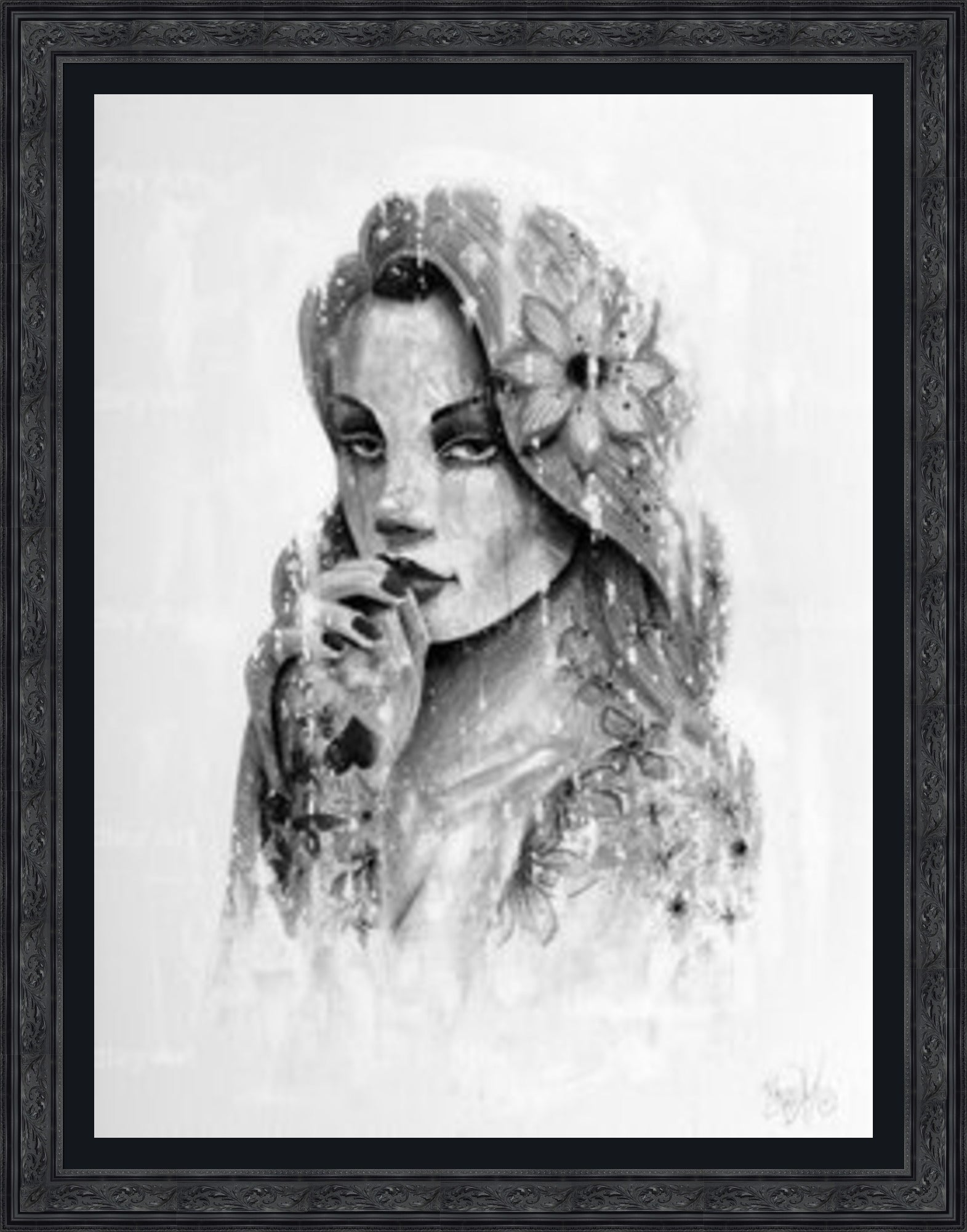 "Serenity" (B&W) Canvas