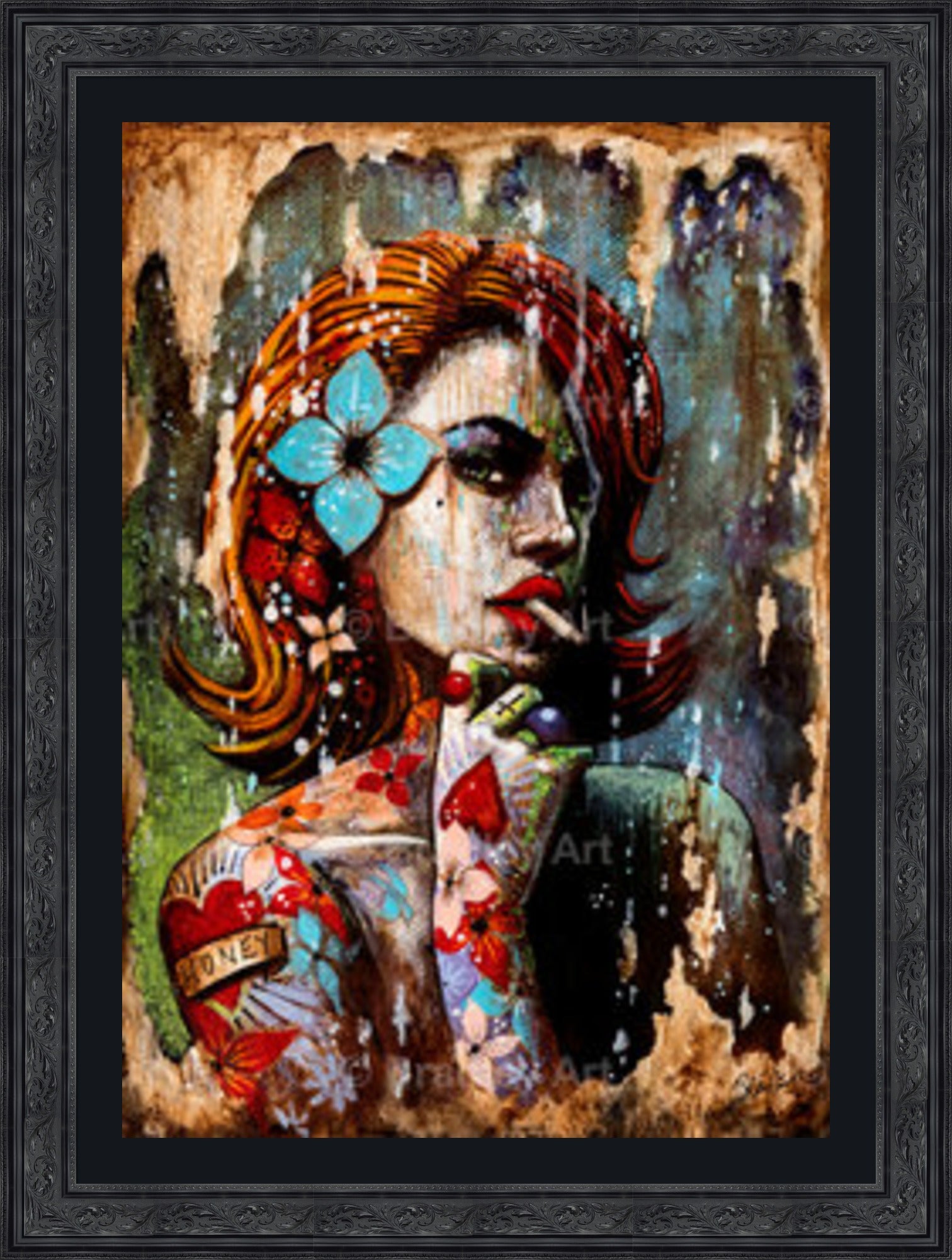 "Honey" Canvas