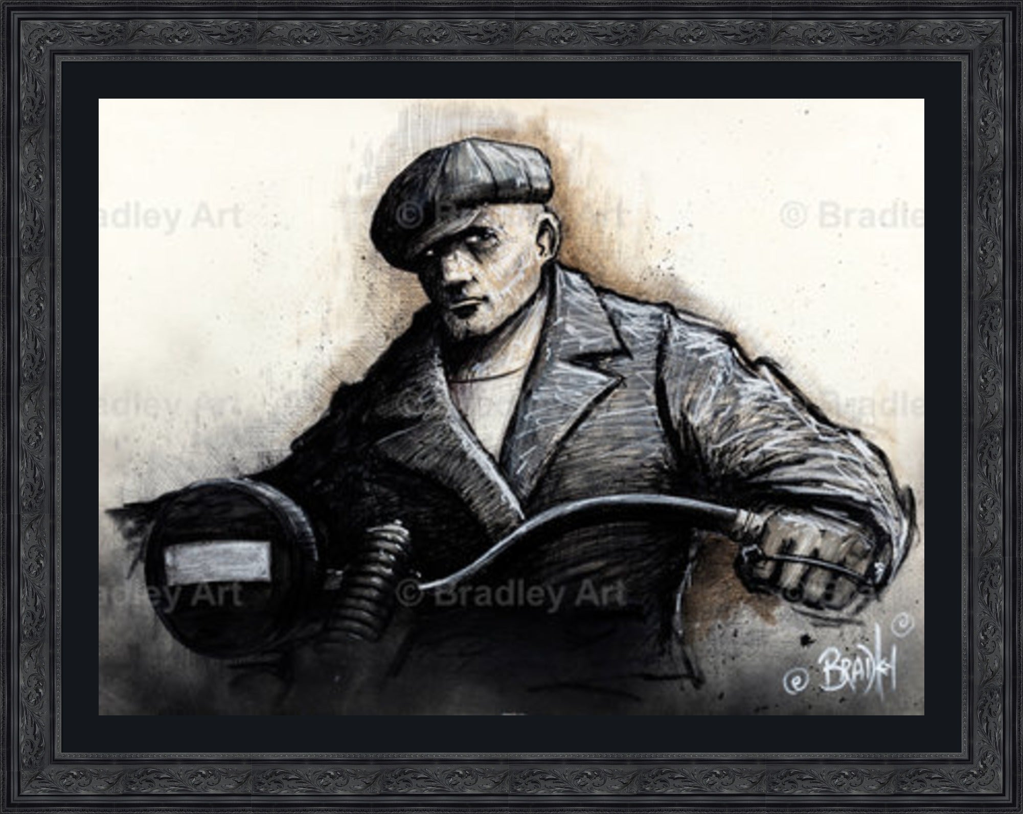 "Biker" Canvas