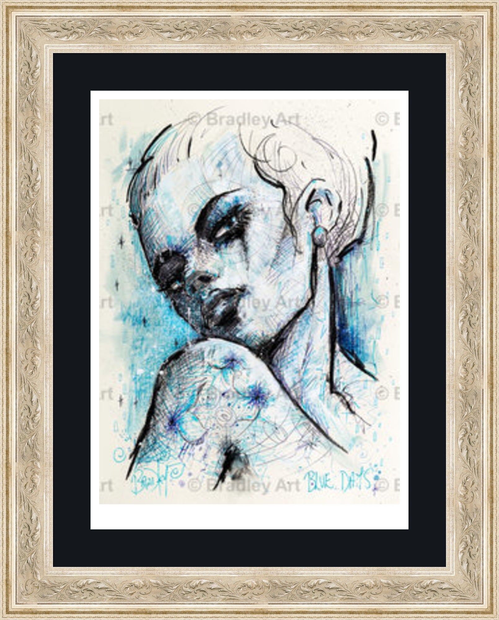 "Blue Days" Print