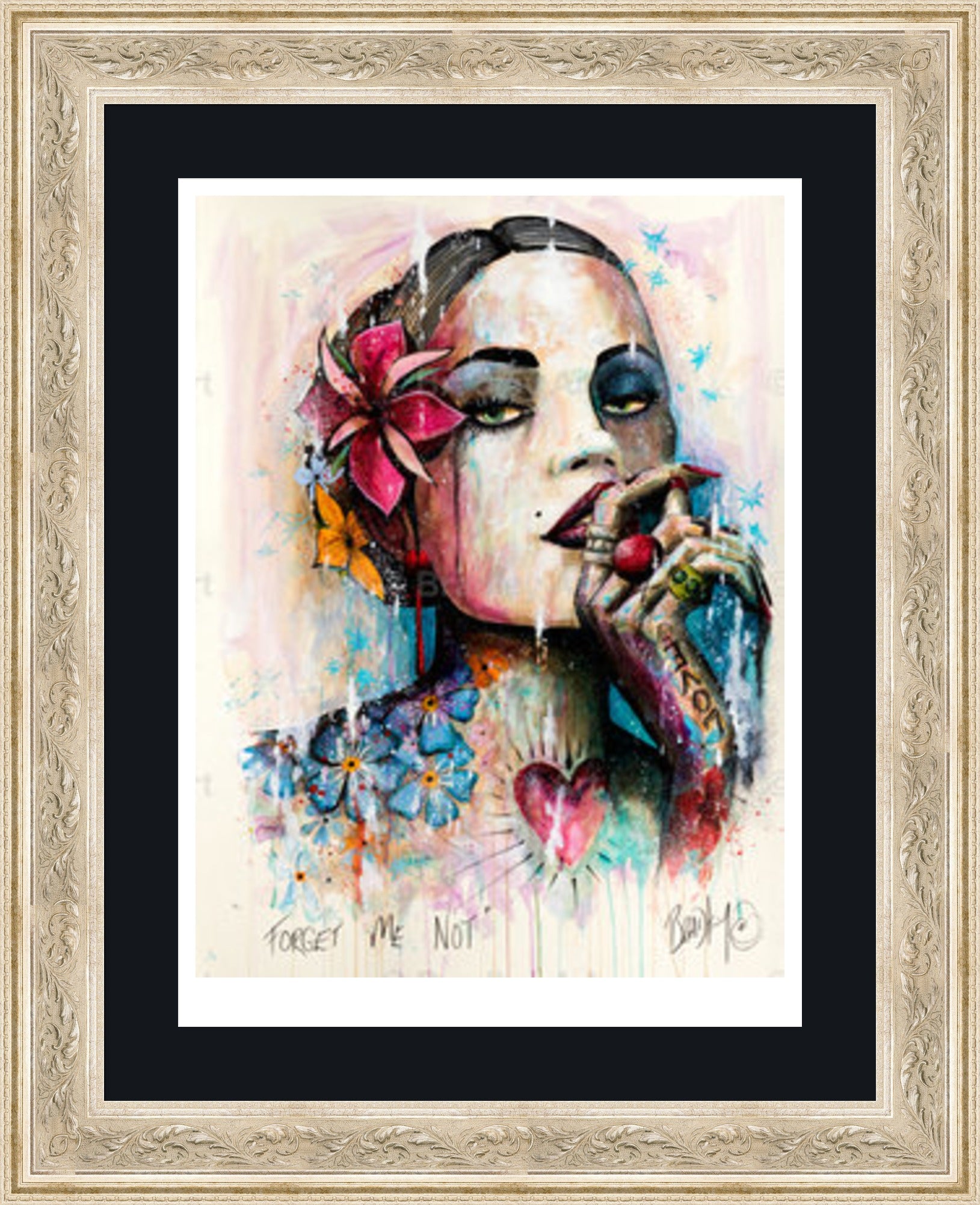 "Forget Me Not" Print