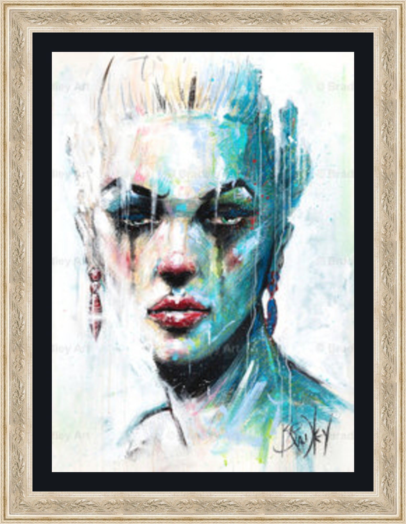 "The Beautiful and Damned" HE Canvas