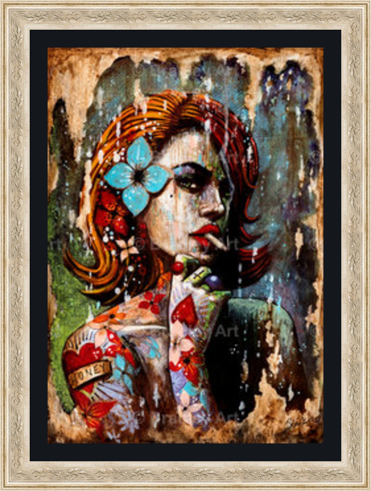 "Honey" Canvas